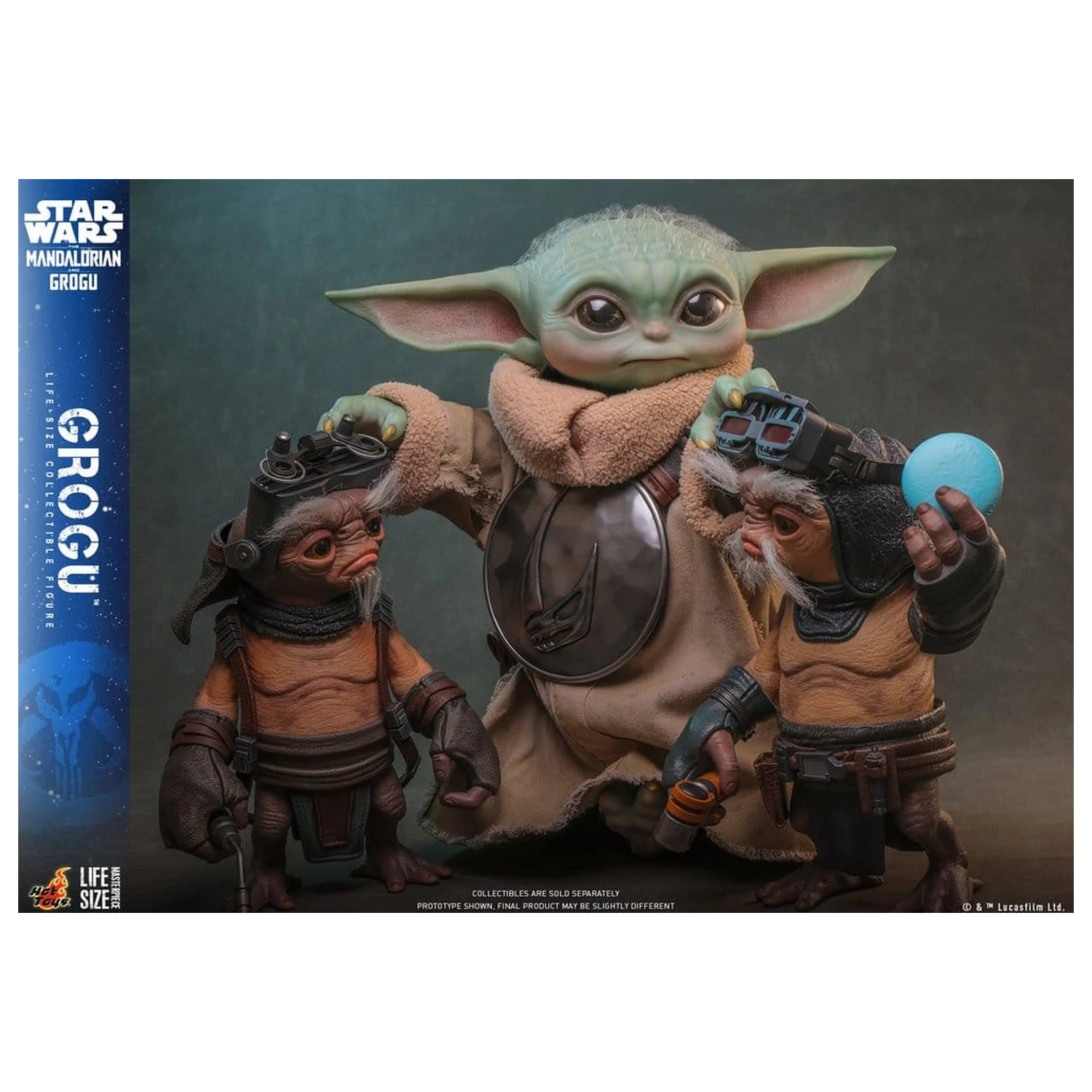 Star Wars: The Mandalorian & Grogu Life-Size Figura Grogu 38 cm poza produsului