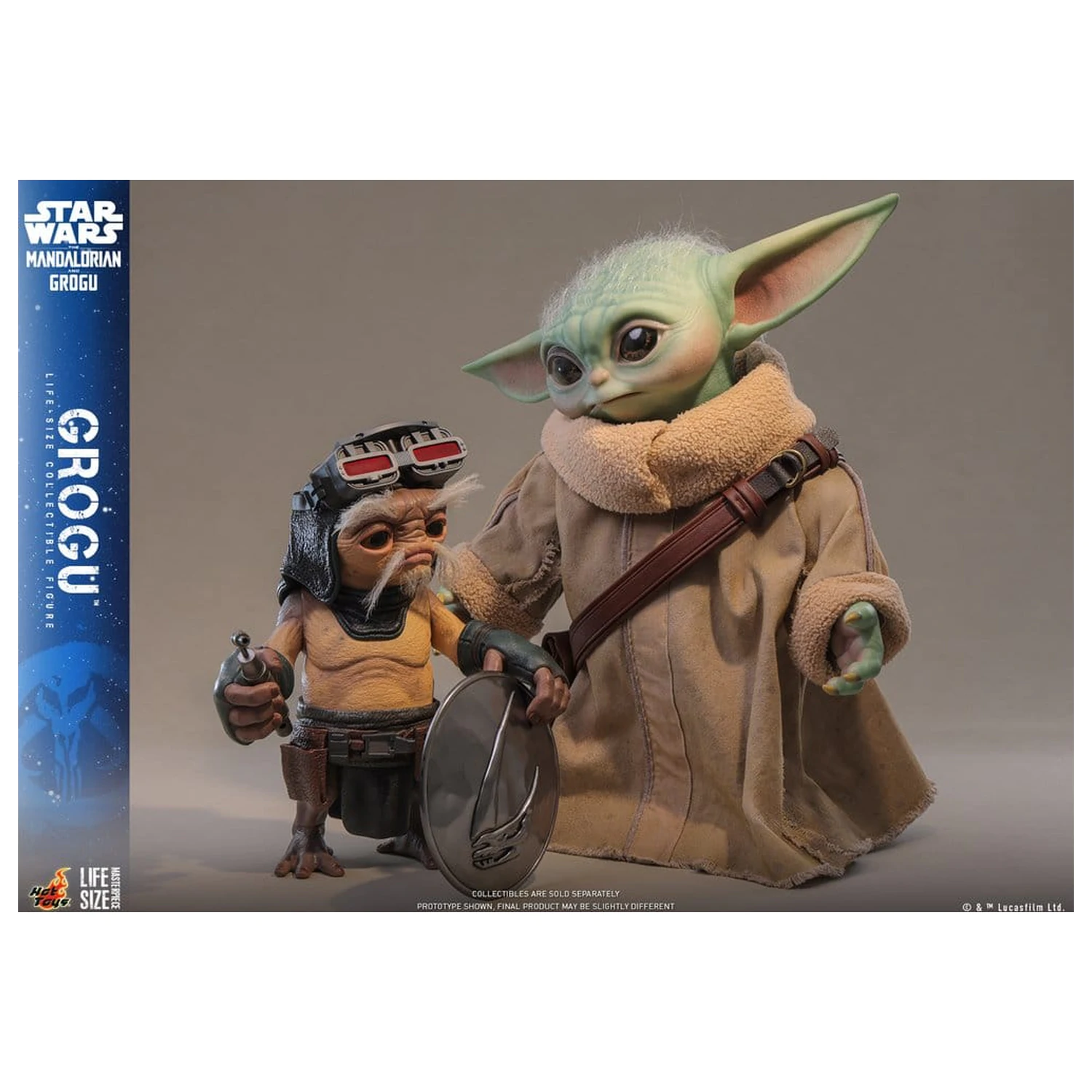 Star Wars: The Mandalorian & Grogu Life-Size Figura Grogu 38 cm poza produsului