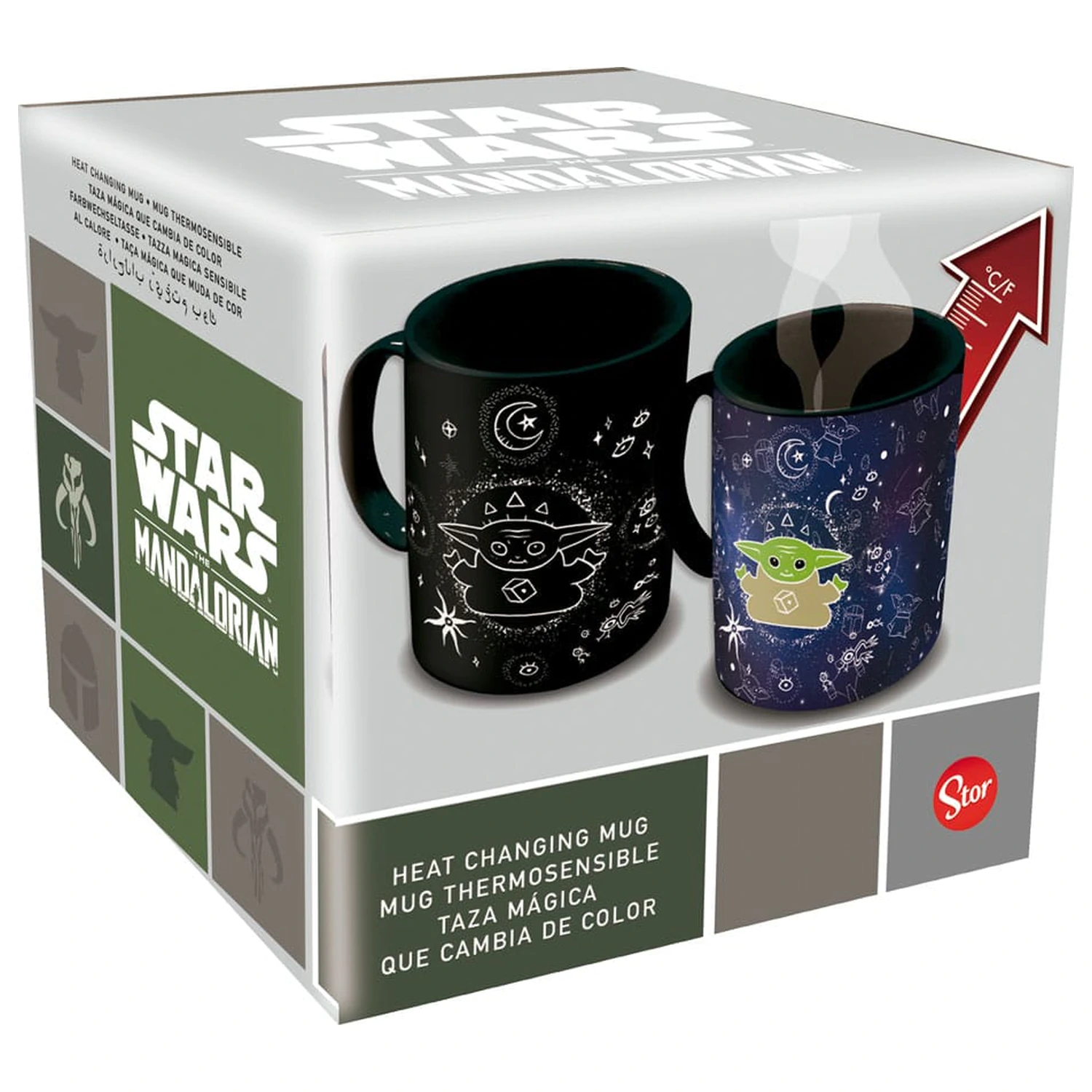 Star Wars The Mandalorian Grogu Cana care isi schimba culoarea la caldura 325 ml poza produsului