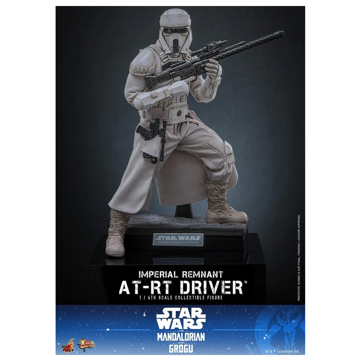 Star Wars: The Mandalorian & Grogu Movie Masterpiece Figurina de actiune 1/6 Imperial Remnant AT-RT Driver 30 cm poza produsului
