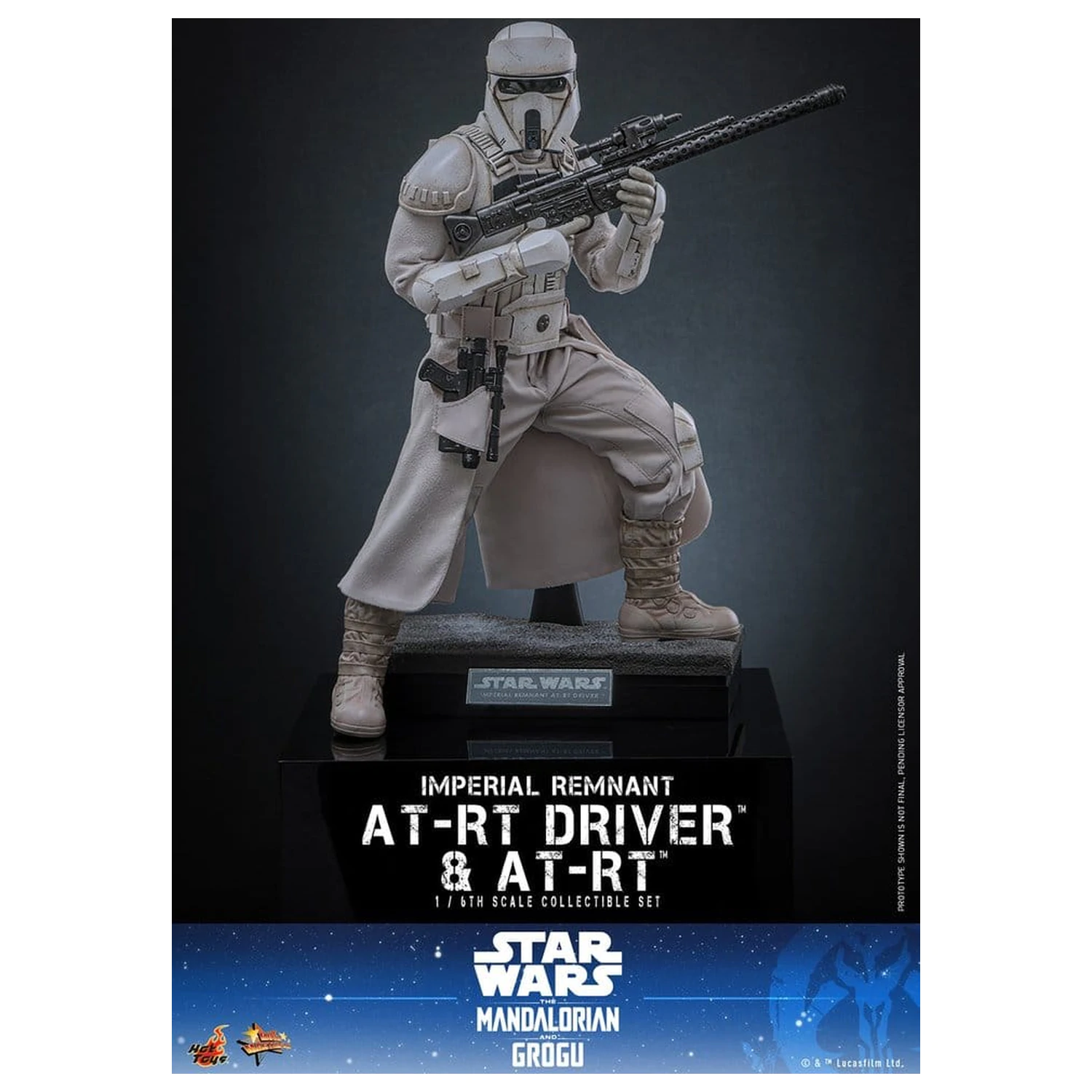 Star Wars: The Mandalorian & Grogu Movie Masterpiece Figurina de actiune 1/6 Imperial Remnant AT-RT Driver 30 cm poza produsului