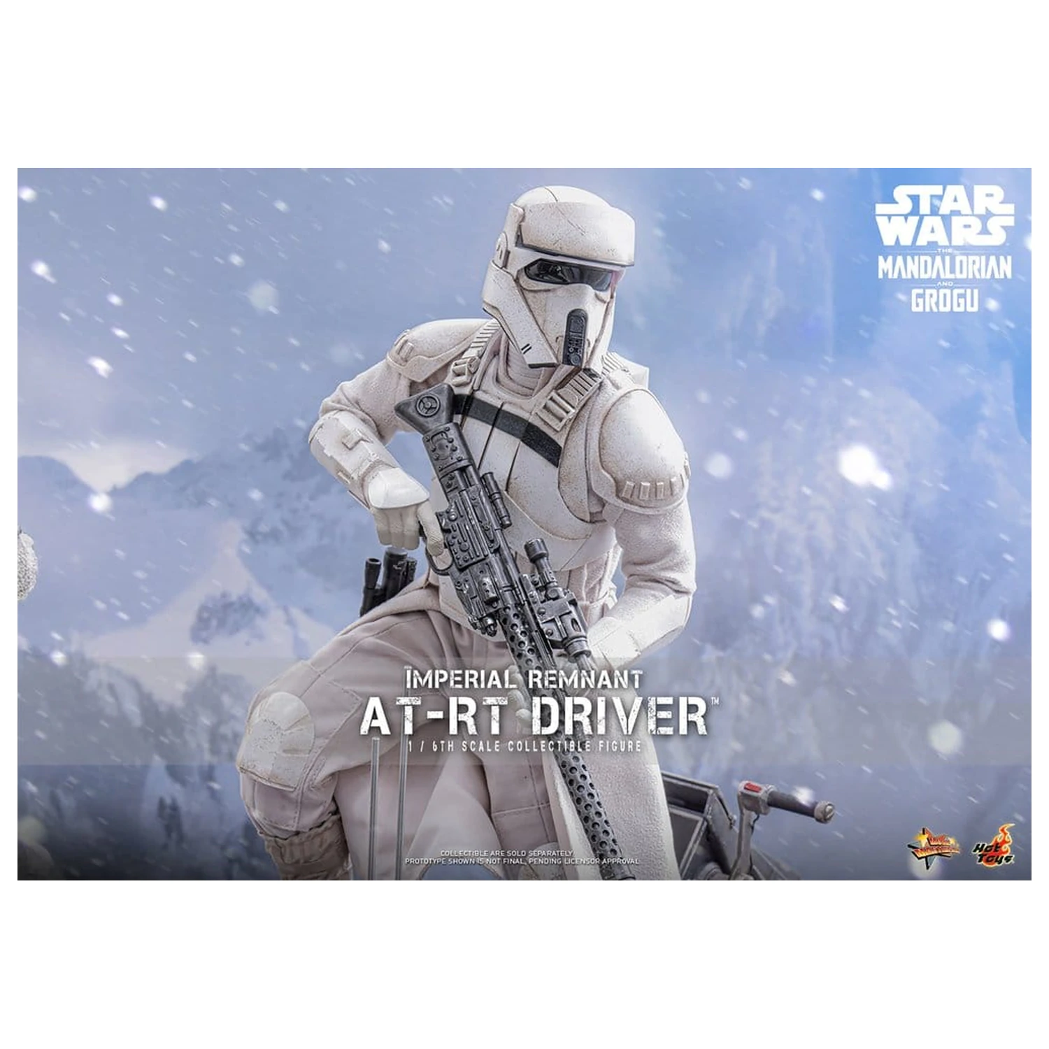 Star Wars: The Mandalorian & Grogu Movie Masterpiece Figurina de actiune 1/6 Imperial Remnant AT-RT Driver 30 cm poza produsului