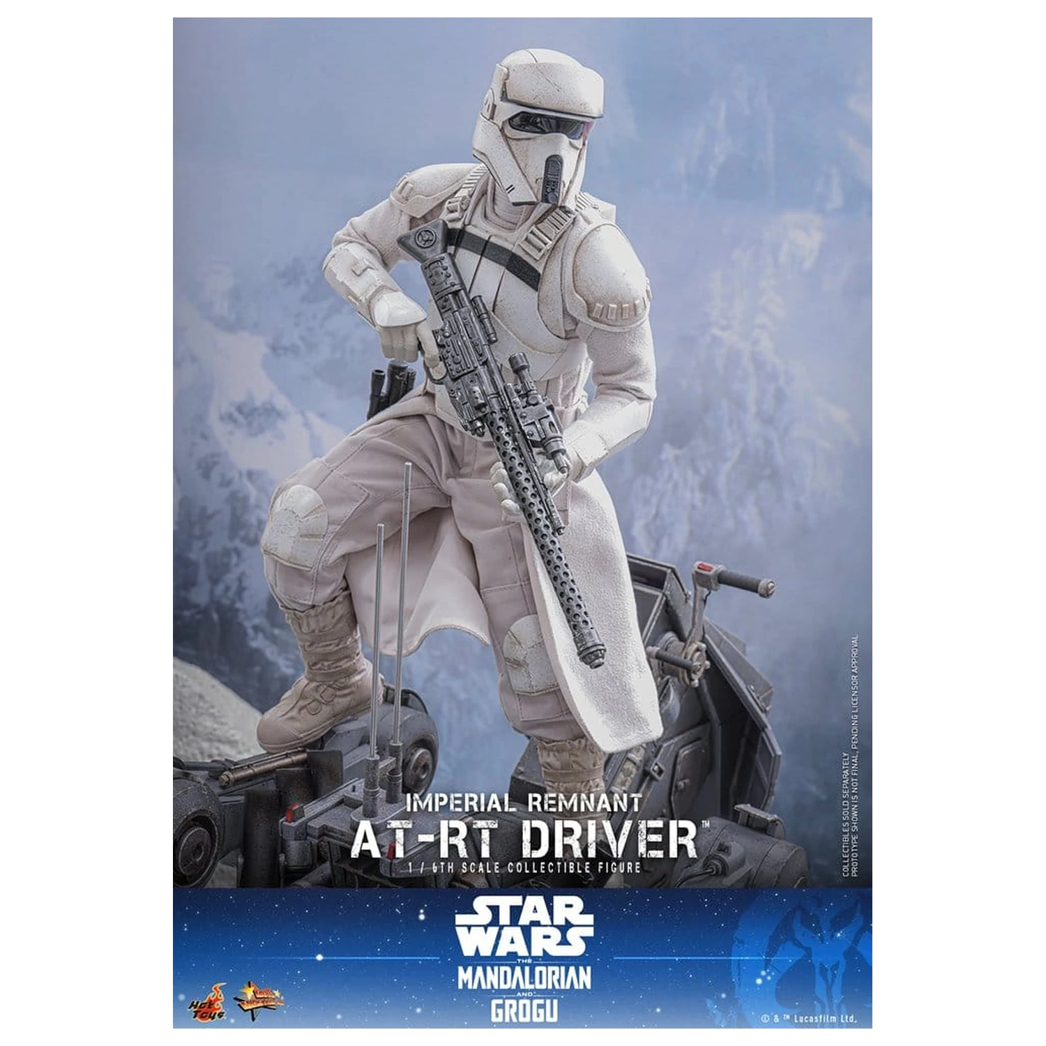 Star Wars: The Mandalorian & Grogu Movie Masterpiece Figurina de actiune 1/6 Imperial Remnant AT-RT Driver 30 cm poza produsului
