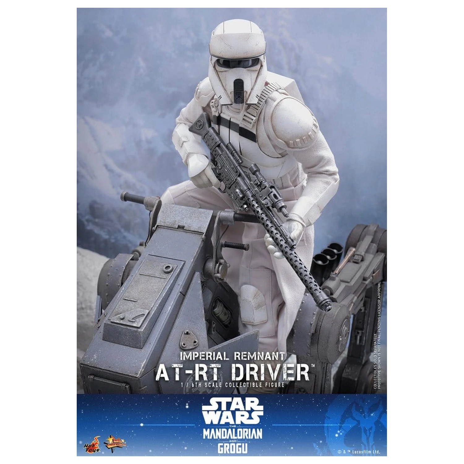 Star Wars: The Mandalorian & Grogu Movie Masterpiece Figurina de actiune 1/6 Imperial Remnant AT-RT Driver 30 cm poza produsului