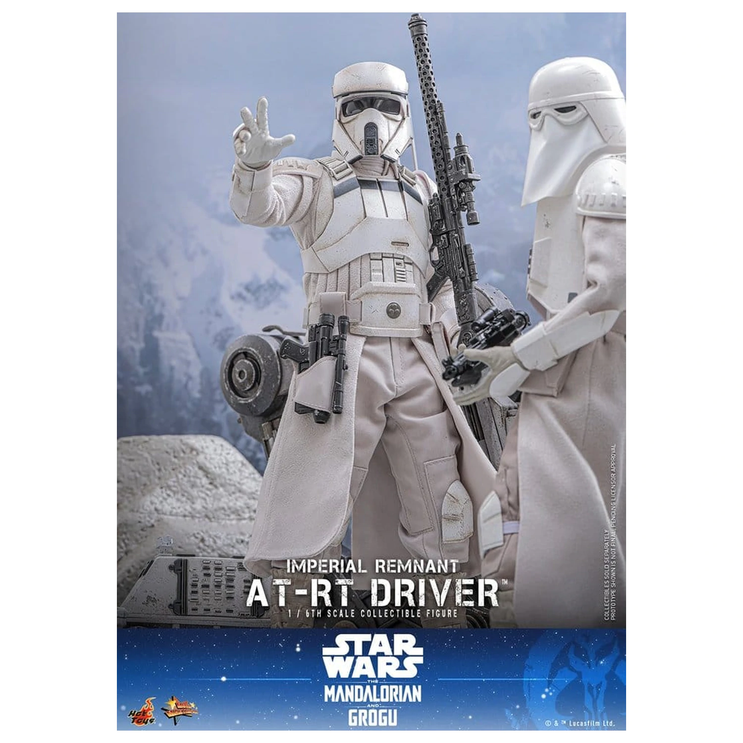 Star Wars: The Mandalorian & Grogu Movie Masterpiece Figurina de actiune 1/6 Imperial Remnant AT-RT Driver 30 cm poza produsului