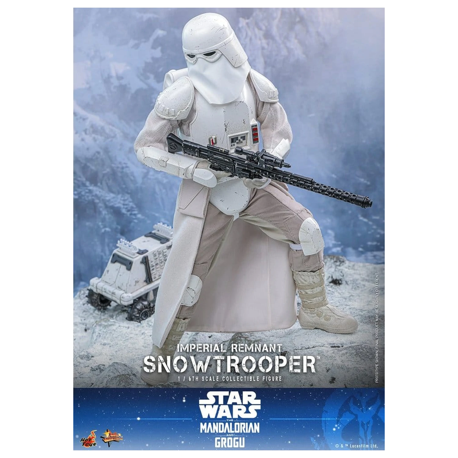 Star Wars: The Mandalorian & Grogu Movie Masterpiece Figurina de actiune 1/6 Imperial Remnant Snowtrooper 30 cm poza produsului