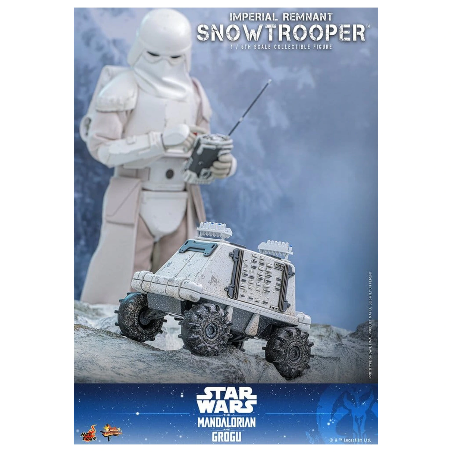 Star Wars: The Mandalorian & Grogu Movie Masterpiece Figurina de actiune 1/6 Imperial Remnant Snowtrooper 30 cm poza produsului