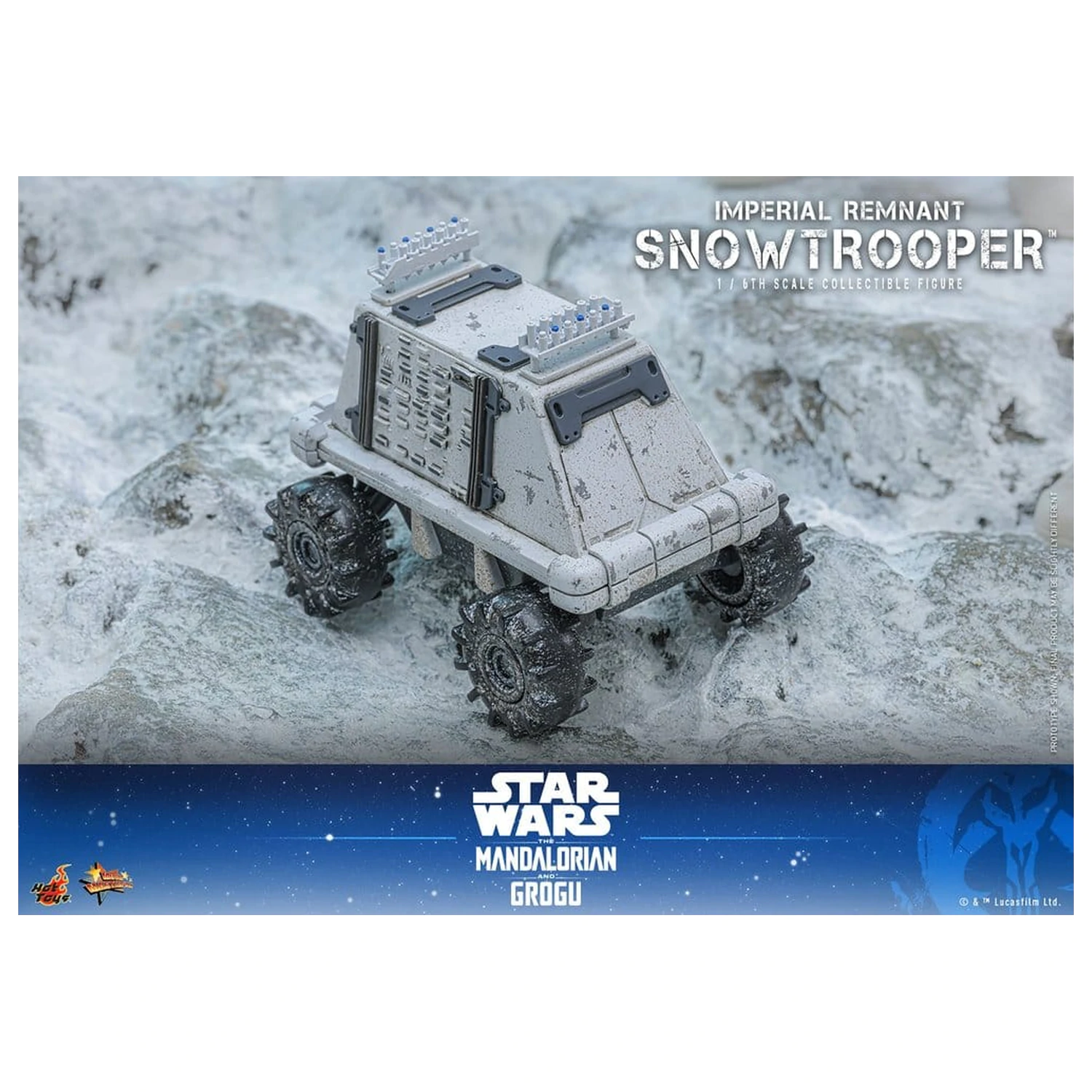Star Wars: The Mandalorian & Grogu Movie Masterpiece Figurina de actiune 1/6 Imperial Remnant Snowtrooper 30 cm poza produsului