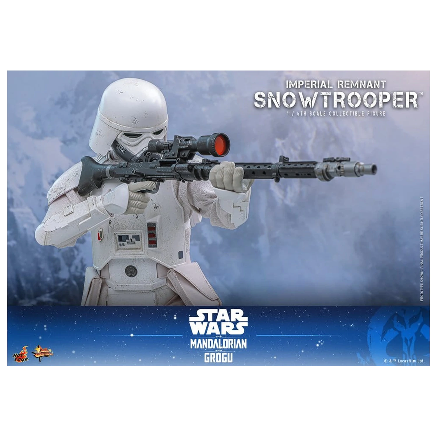 Star Wars: The Mandalorian & Grogu Movie Masterpiece Figurina de actiune 1/6 Imperial Remnant Snowtrooper 30 cm poza produsului