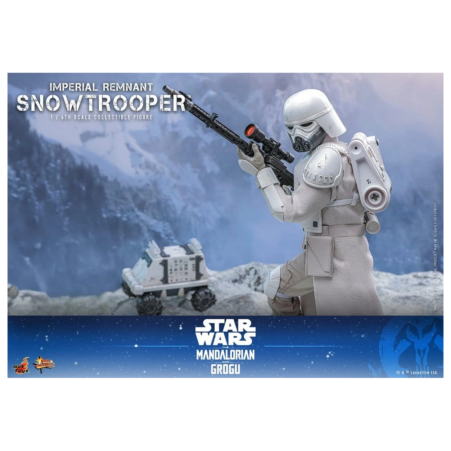 Star Wars: The Mandalorian & Grogu Movie Masterpiece Figurina de actiune 1/6 Imperial Remnant Snowtrooper 30 cm poza produsului