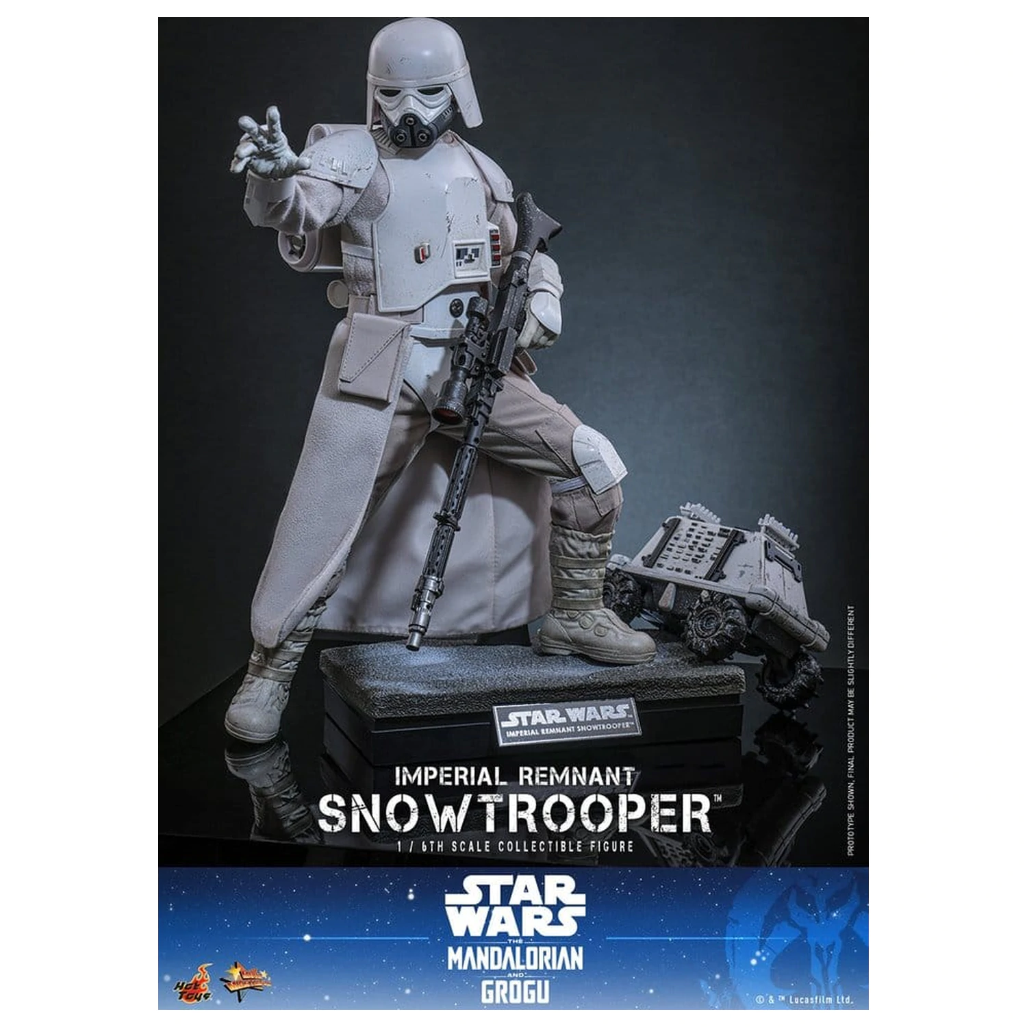Star Wars: The Mandalorian & Grogu Movie Masterpiece Figurina de actiune 1/6 Imperial Remnant Snowtrooper 30 cm poza produsului