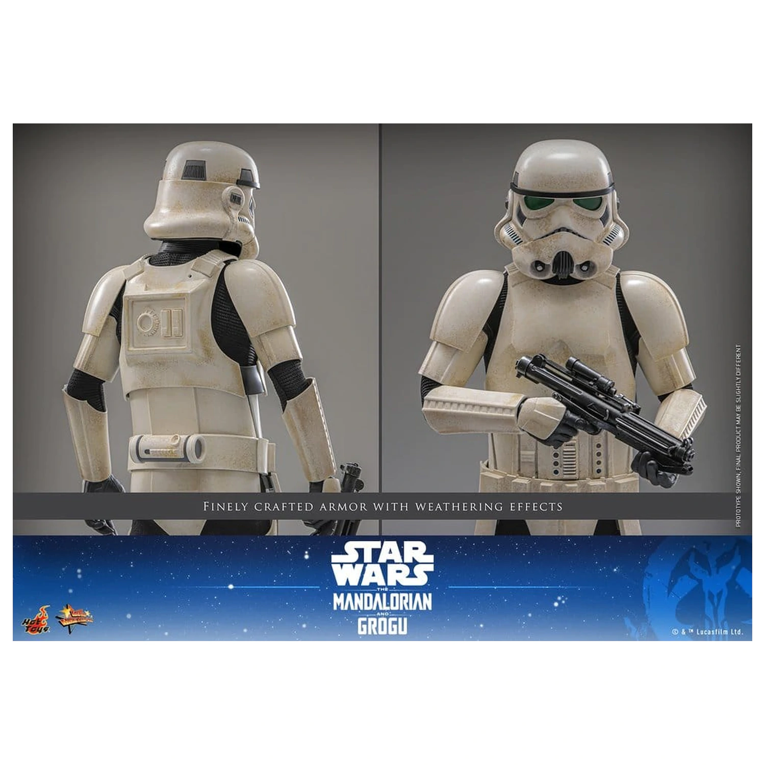 Star Wars: The Mandalorian & Grogu Movie Masterpiece Figurina de actiune 1/6 Imperial Remnant Stormtrooper 30 cm poza produsului