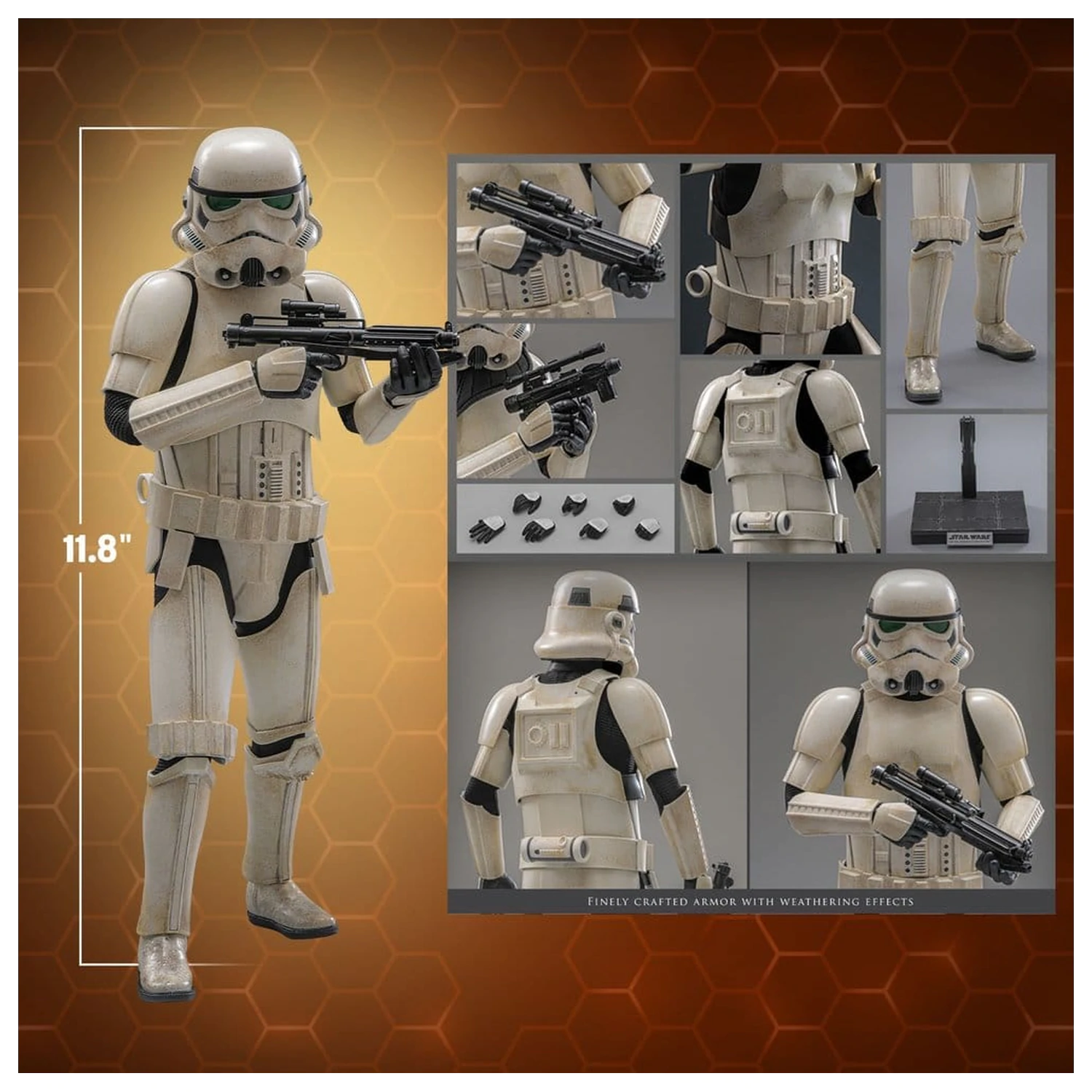 Star Wars: The Mandalorian & Grogu Movie Masterpiece Figurina de actiune 1/6 Imperial Remnant Stormtrooper 30 cm poza produsului