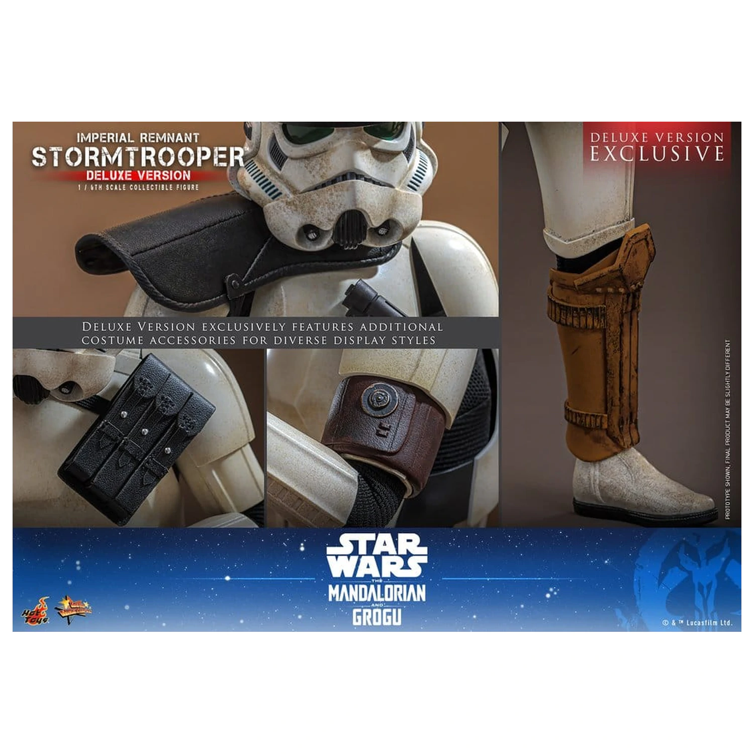Star Wars: The Mandalorian & Grogu Movie Masterpiece Figurina de acțiune 1/6 Imperial Remnant Stormtrooper (Deluxe Version) 30 cm poza produsului