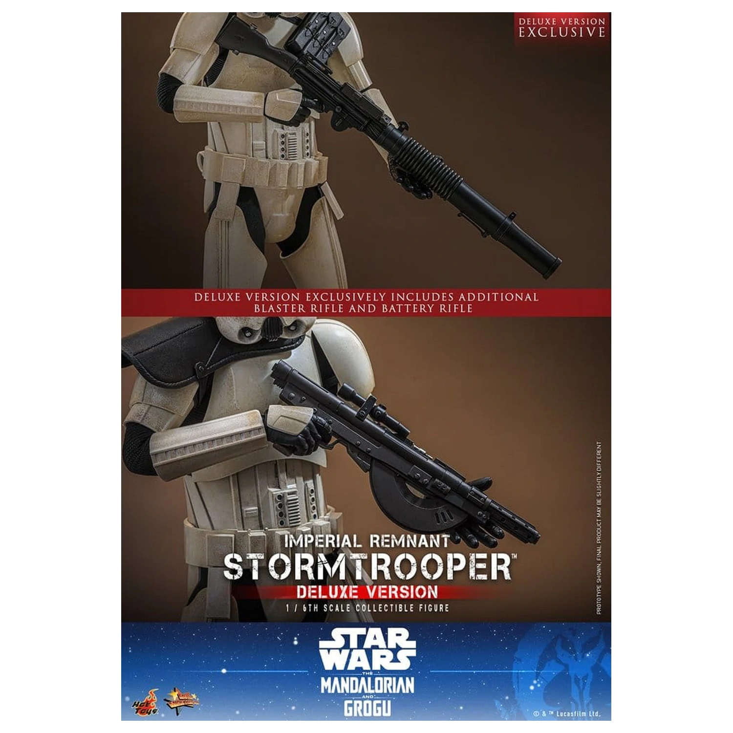 Star Wars: The Mandalorian & Grogu Movie Masterpiece Figurina de acțiune 1/6 Imperial Remnant Stormtrooper (Deluxe Version) 30 cm poza produsului