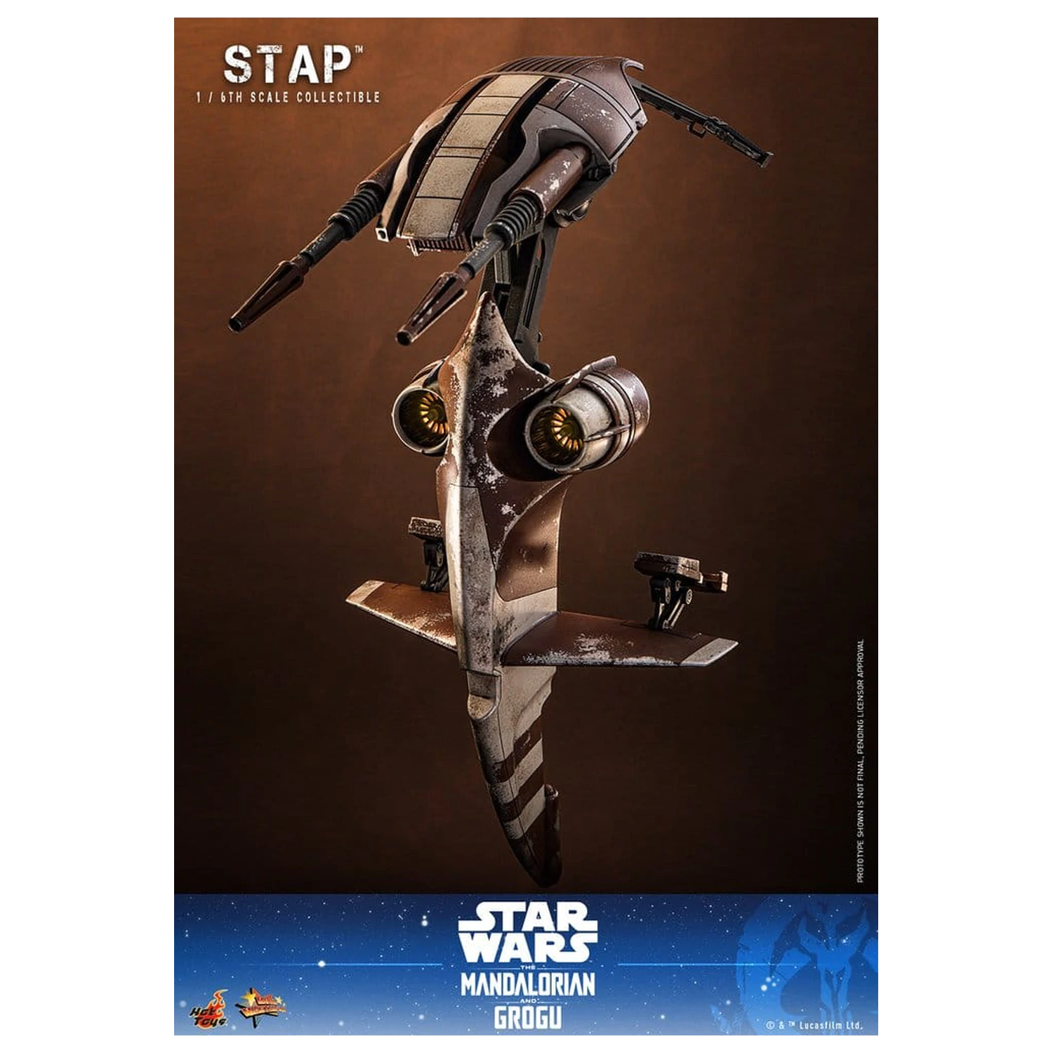 Star Wars: The Mandalorian & Grogu Movie Masterpiece Accesoriu 1/6 STAP 32 cm poza produsului
