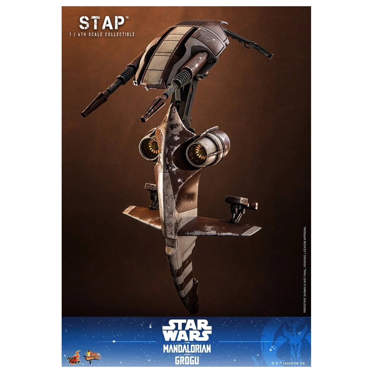 Star Wars: The Mandalorian & Grogu Movie Masterpiece Accesoriu 1/6 STAP 32 cm poza produsului