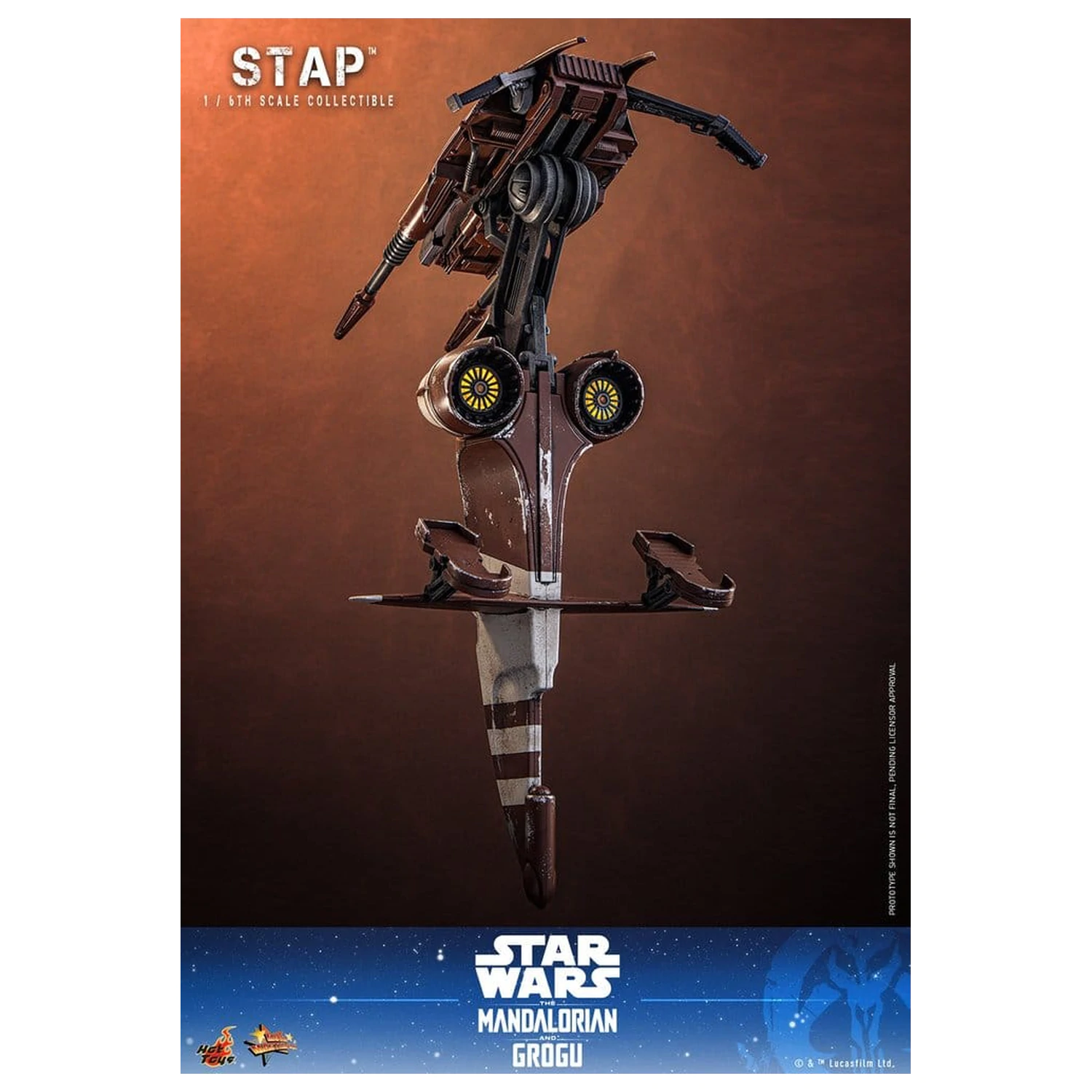Star Wars: The Mandalorian & Grogu Movie Masterpiece Accesoriu 1/6 STAP 32 cm poza produsului