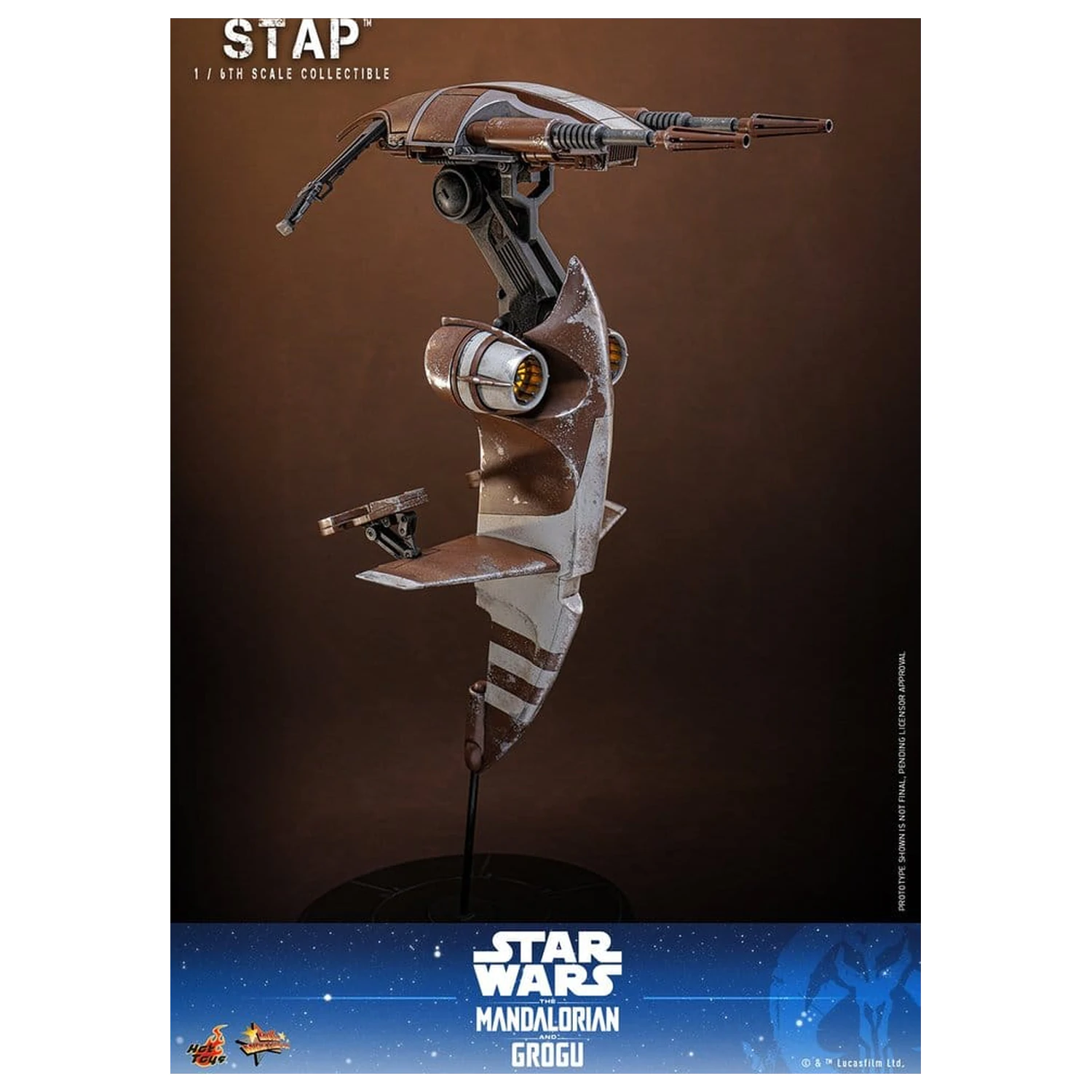Star Wars: The Mandalorian & Grogu Movie Masterpiece Accesoriu 1/6 STAP 32 cm poza produsului