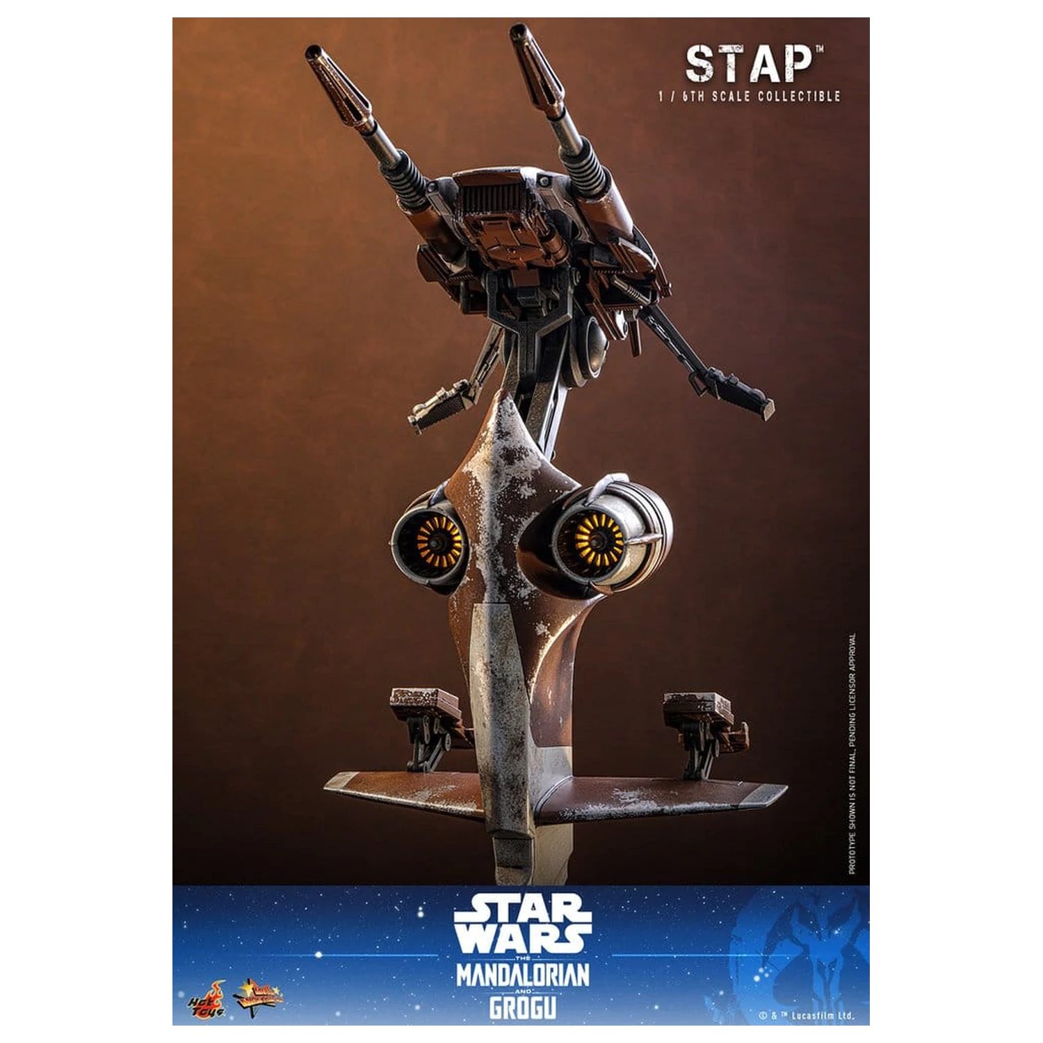 Star Wars: The Mandalorian & Grogu Movie Masterpiece Accesoriu 1/6 STAP 32 cm poza produsului