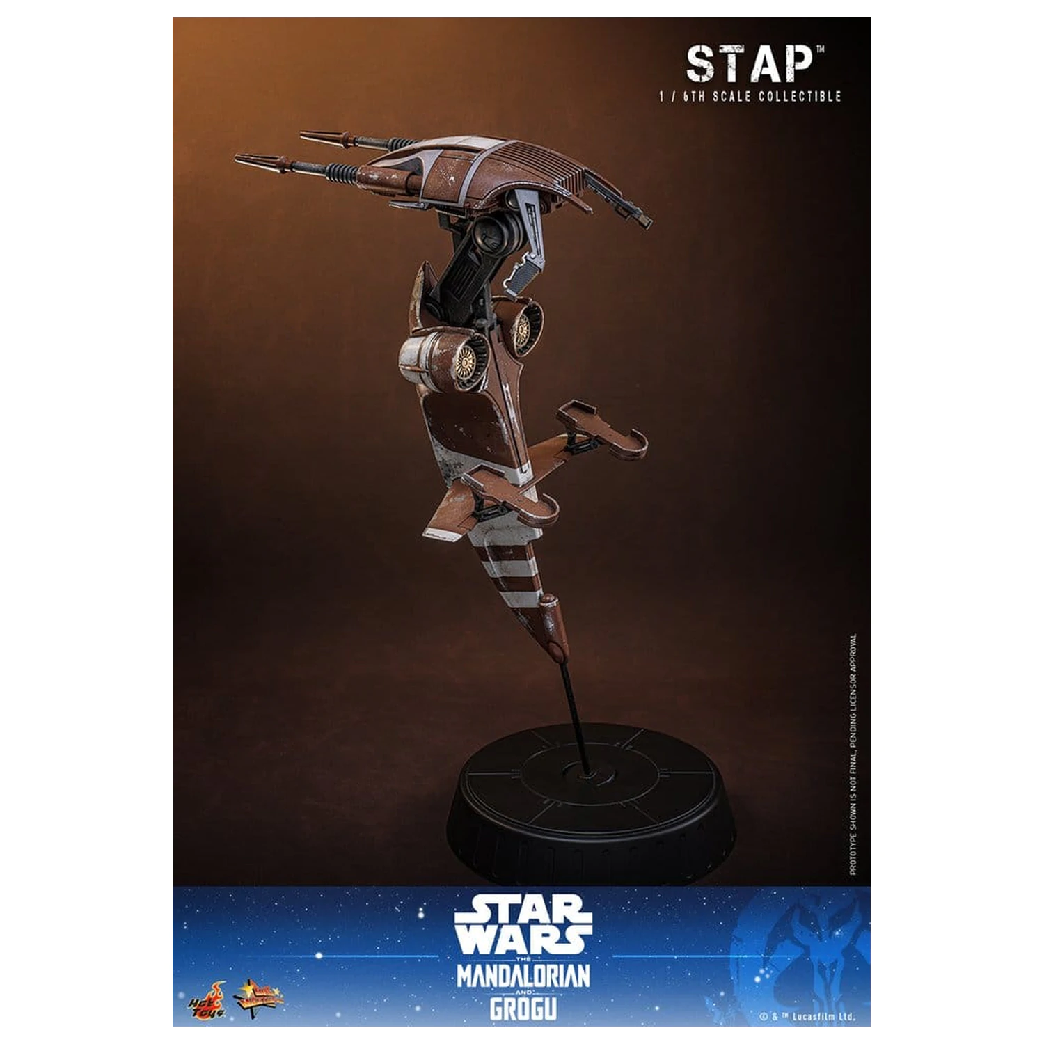 Star Wars: The Mandalorian & Grogu Movie Masterpiece Accesoriu 1/6 STAP 32 cm poza produsului