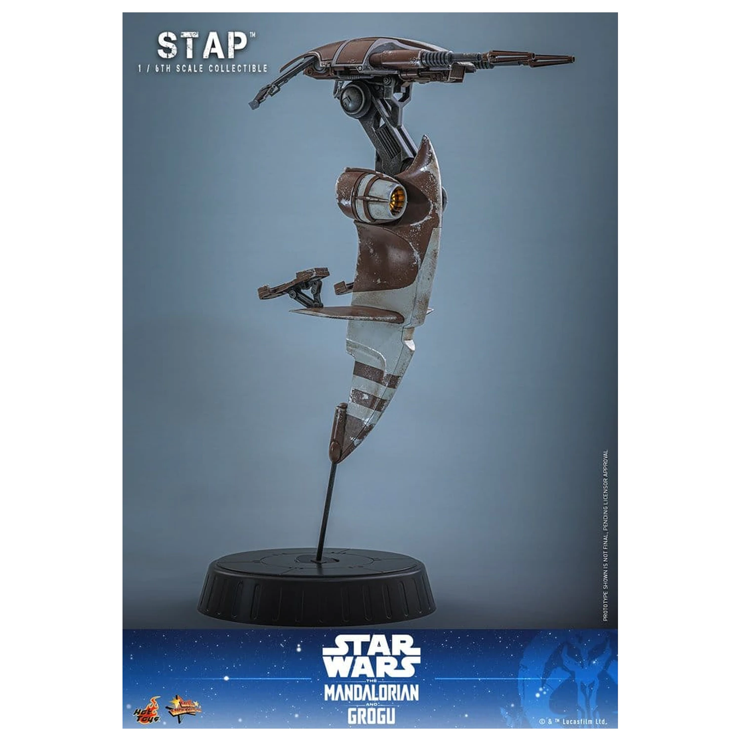 Star Wars: The Mandalorian & Grogu Movie Masterpiece Accesoriu 1/6 STAP 32 cm poza produsului