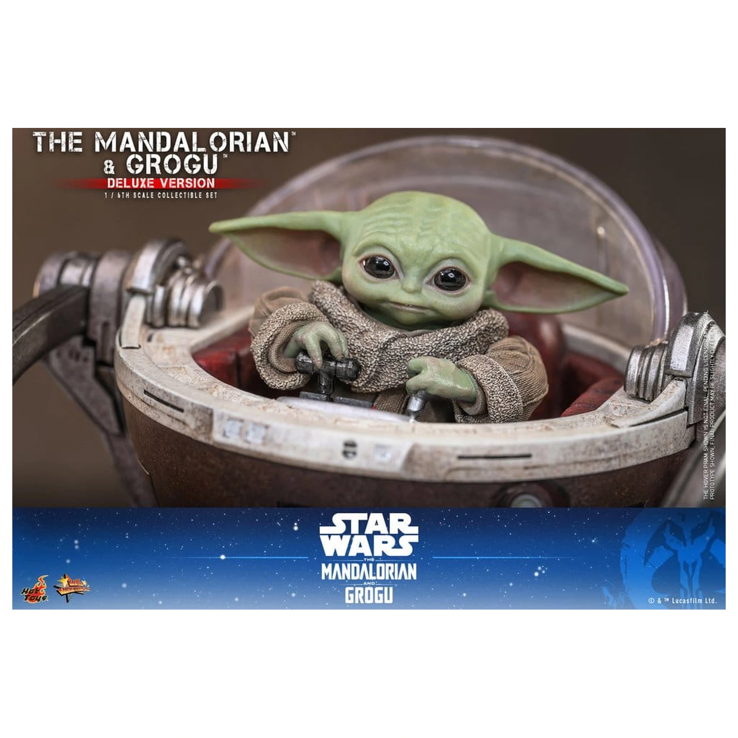 Star Wars: The Mandalorian & Grogu Movie Masterpiece Figurina de acțiune 1/6 The Mandalorian și Grogu (Deluxe Version) 31 cm poza produsului