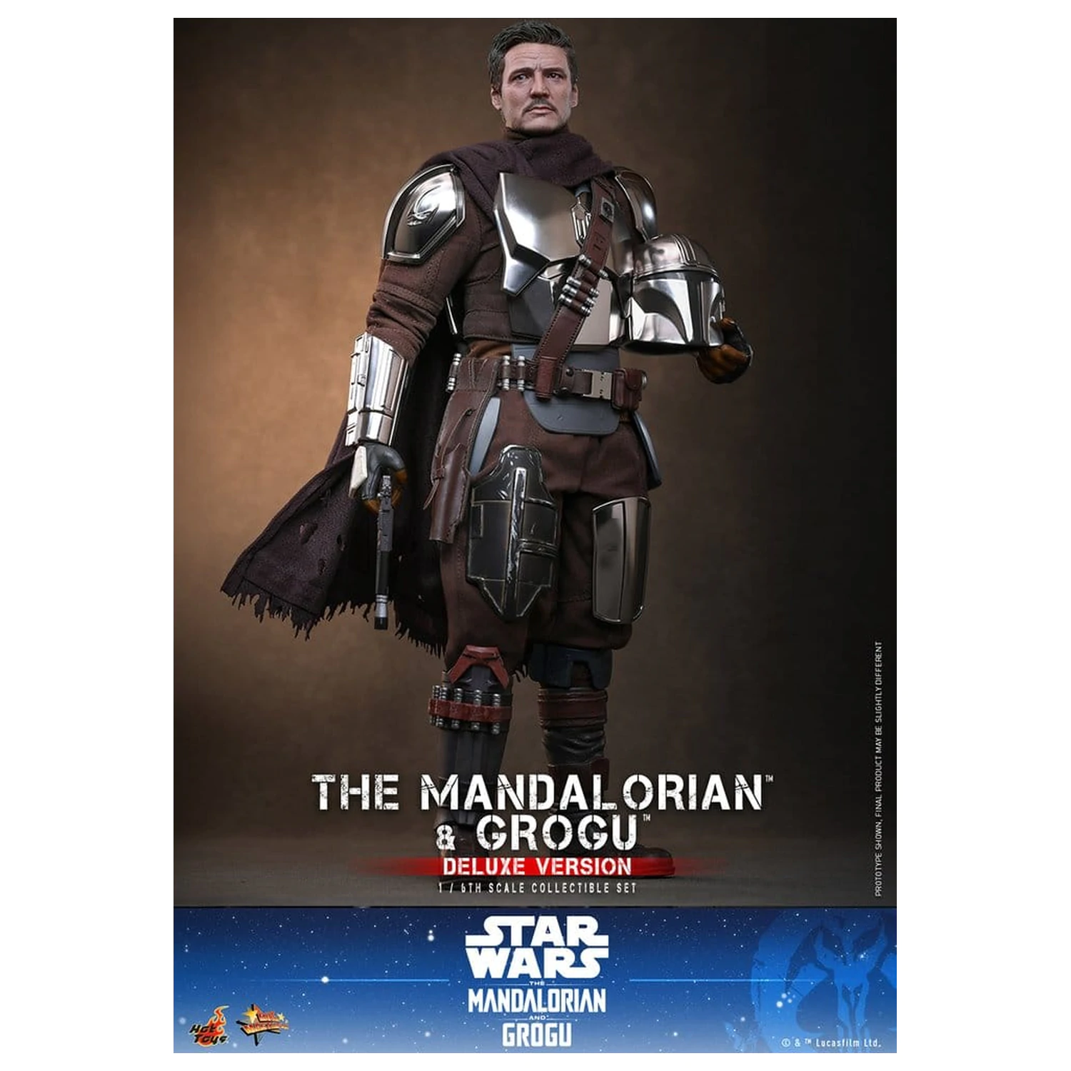 Star Wars: The Mandalorian & Grogu Movie Masterpiece Figurina de acțiune 1/6 The Mandalorian și Grogu (Deluxe Version) 31 cm poza produsului