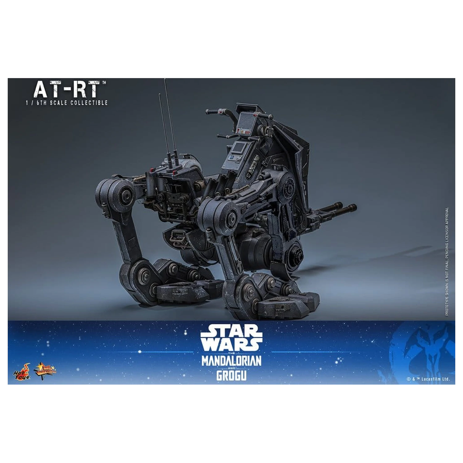 Star Wars: The Mandalorian & Grogu Movie Masterpiece Vehicul 1/6 AT-RT 60 cm poza produsului