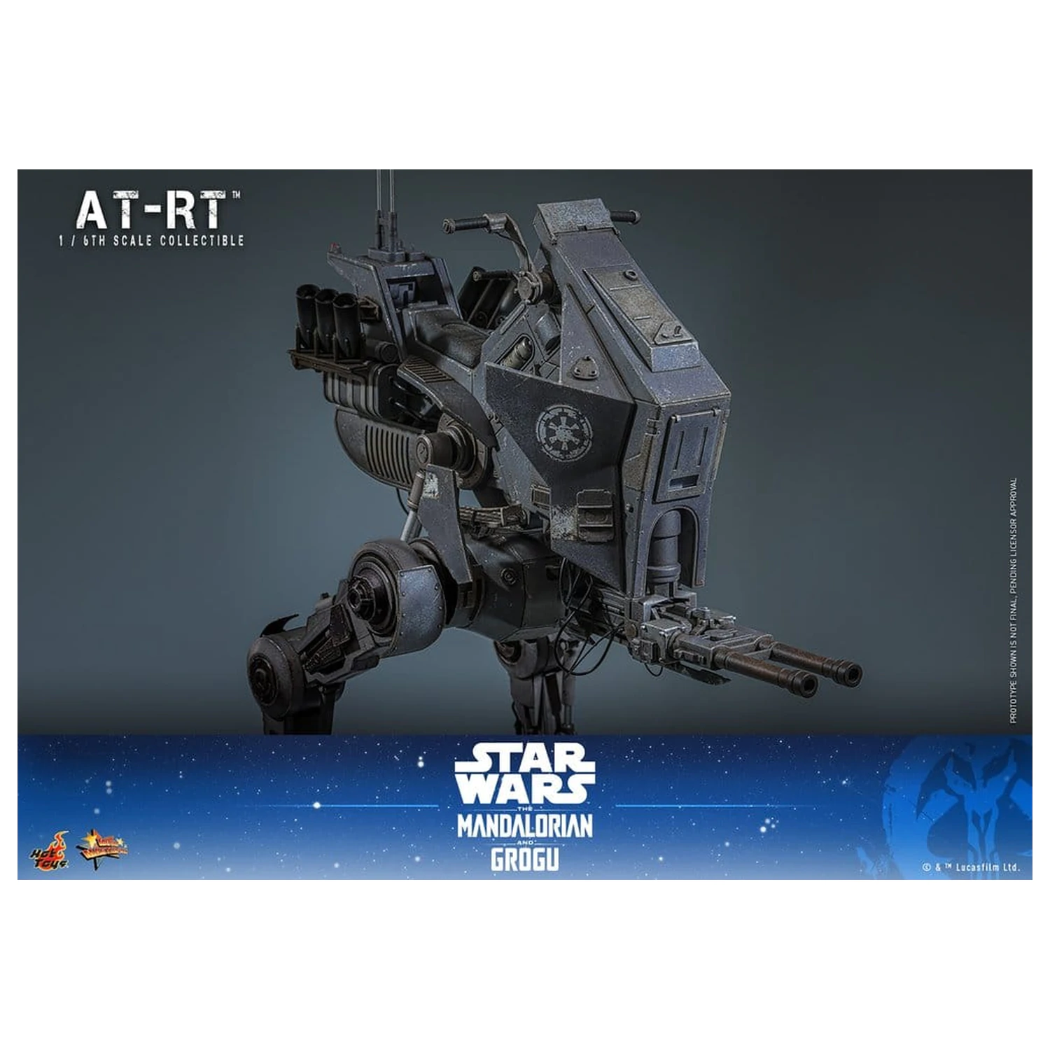 Star Wars: The Mandalorian & Grogu Movie Masterpiece Vehicul 1/6 AT-RT 60 cm poza produsului