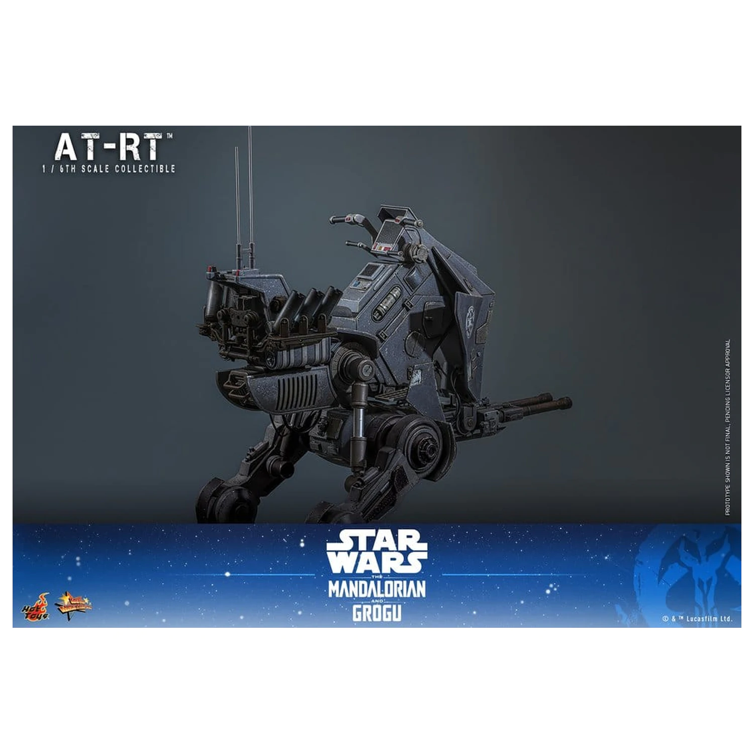 Star Wars: The Mandalorian & Grogu Movie Masterpiece Vehicul 1/6 AT-RT 60 cm poza produsului