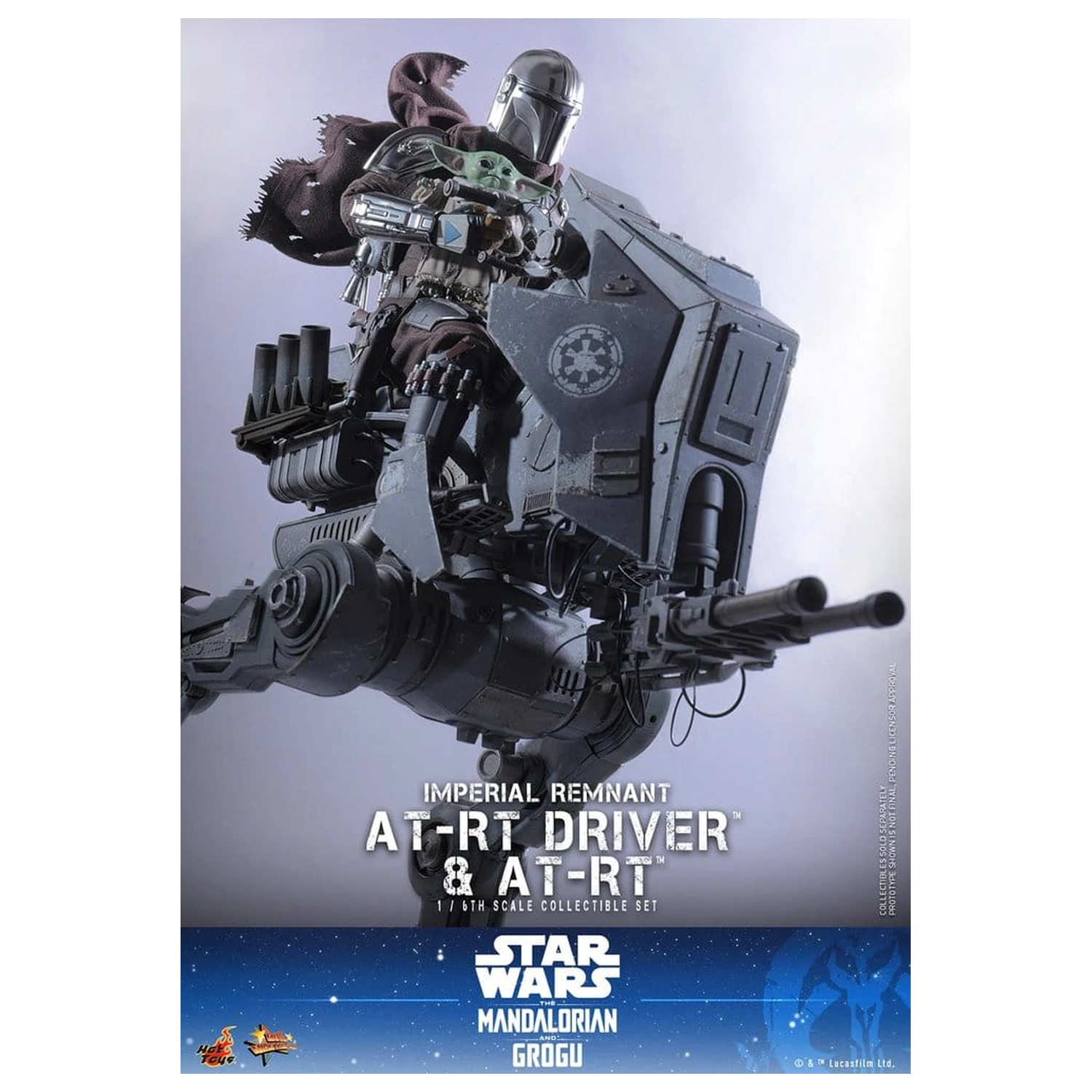 Star Wars: The Mandalorian & Grogu Movie Masterpiece Vehicul 1/6 AT-RT 60 cm poza produsului