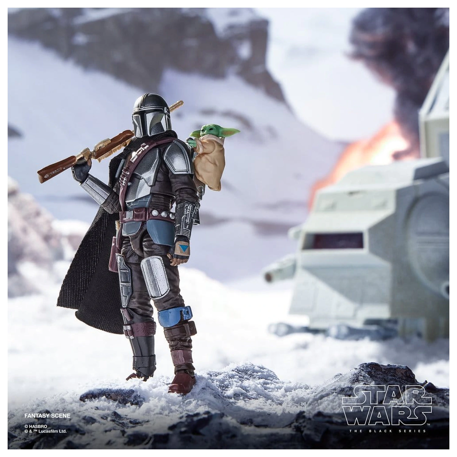Star Wars: The Mandalorian & Grogu Vintage Collection figurina de actiune The Mandalorian & Grogu 10 cm poza produsului