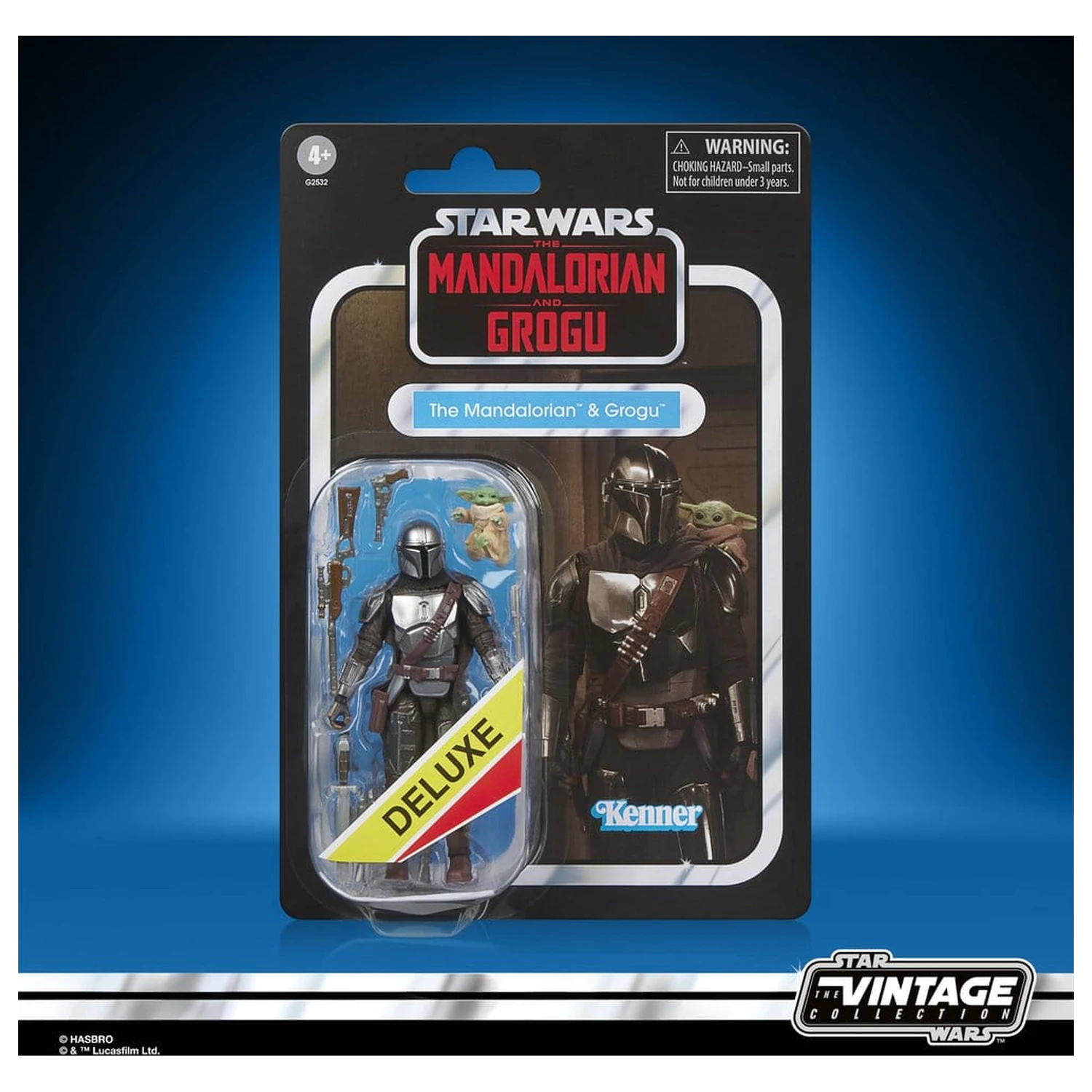 Star Wars: The Mandalorian & Grogu Vintage Collection figurina de actiune The Mandalorian & Grogu 10 cm poza produsului