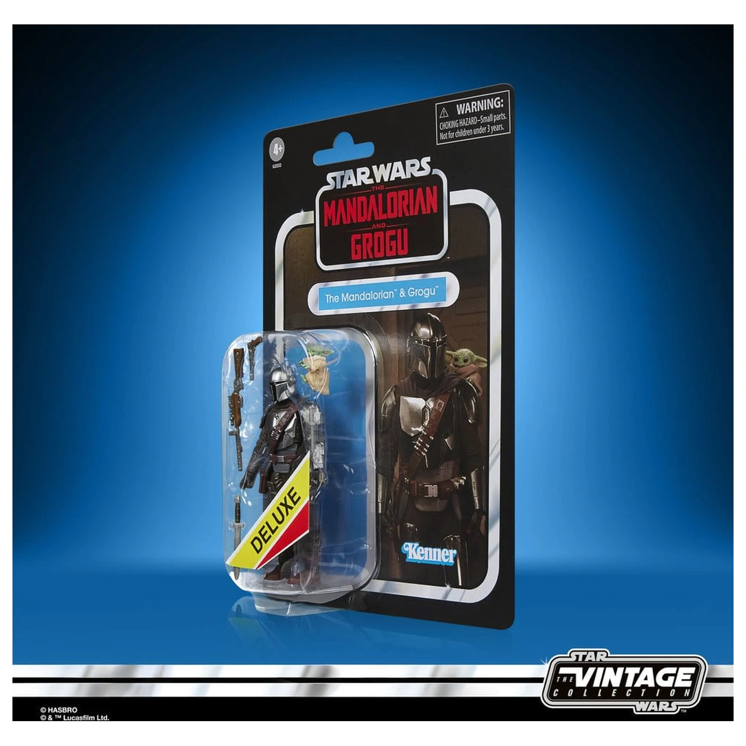 Star Wars: The Mandalorian & Grogu Vintage Collection figurina de actiune The Mandalorian & Grogu 10 cm poza produsului