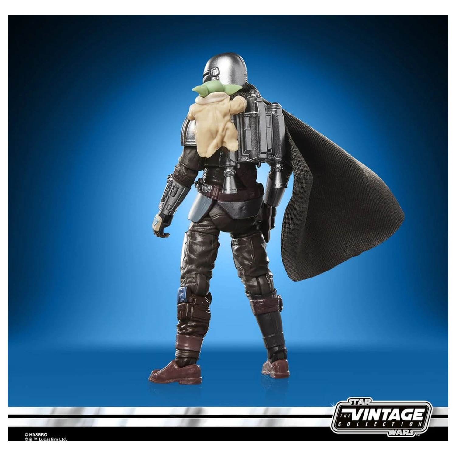 Star Wars: The Mandalorian & Grogu Vintage Collection figurina de actiune The Mandalorian & Grogu 10 cm poza produsului