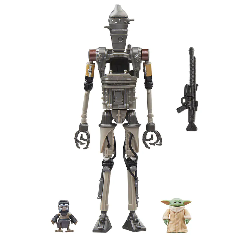 Star Wars The Mandalorian IG-12 Grogu & Anzellan figurină 9,5cm poza produsului