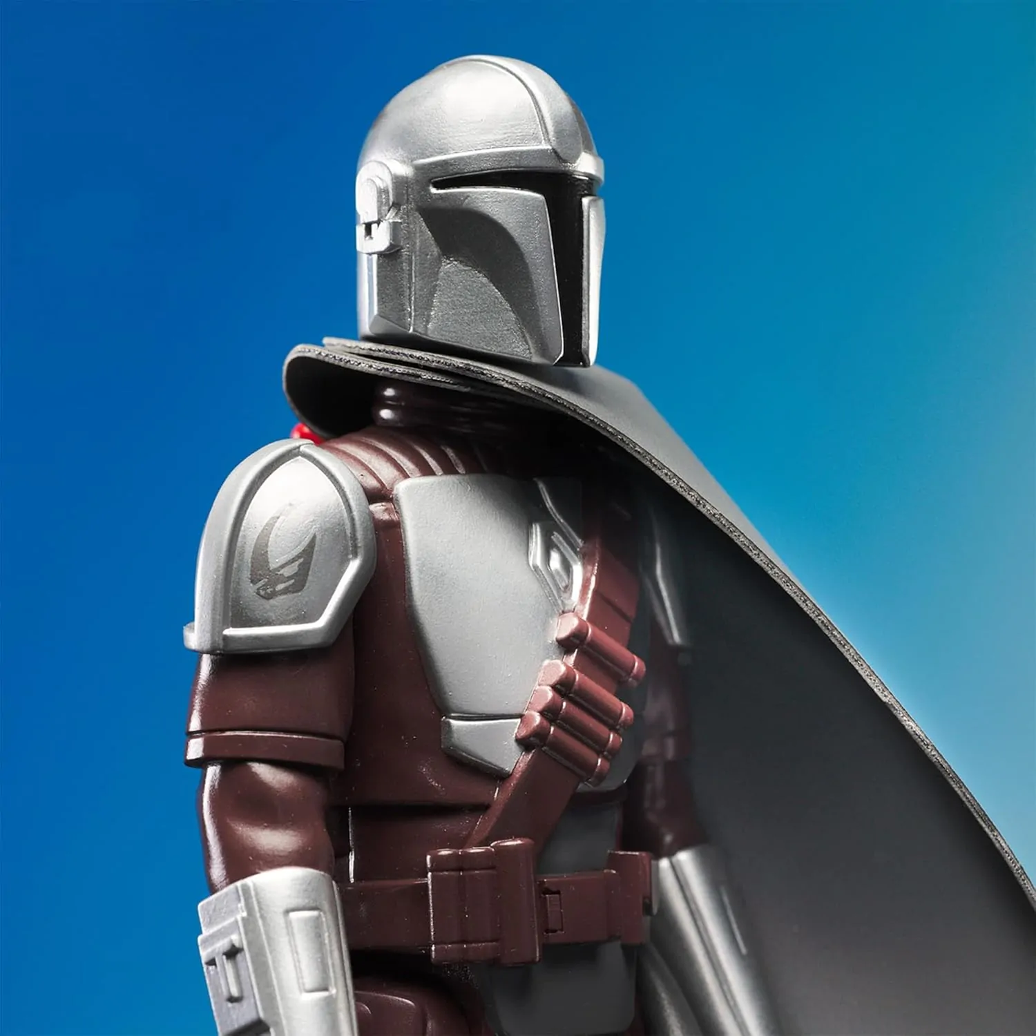 Star Wars The Mandalorian Figurina Jumbo Vintage Kenner The Mandalorian (Beskar Armor) 30 cm poza produsului