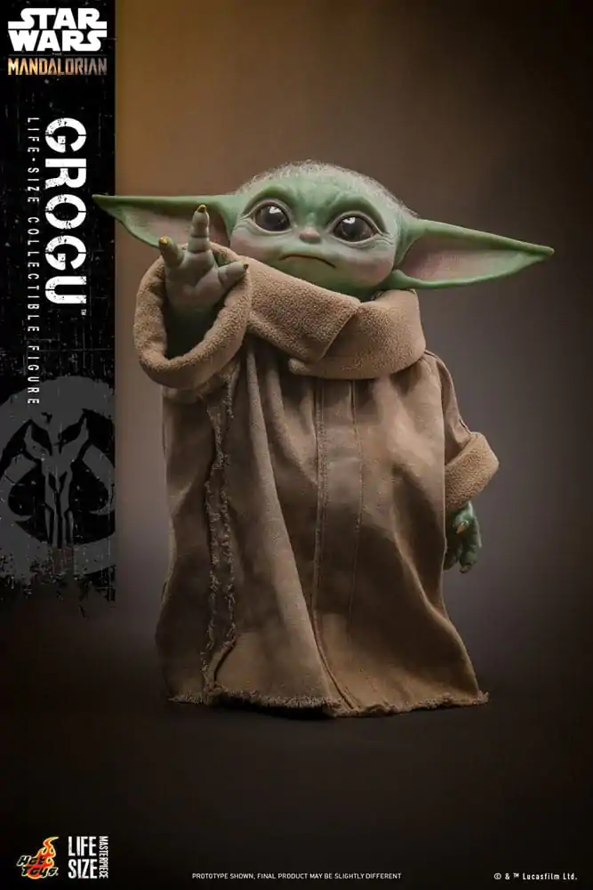 Star Wars: The Mandalorian Life-Size Masterpiece Figurina Grogu 37 cm poza produsului