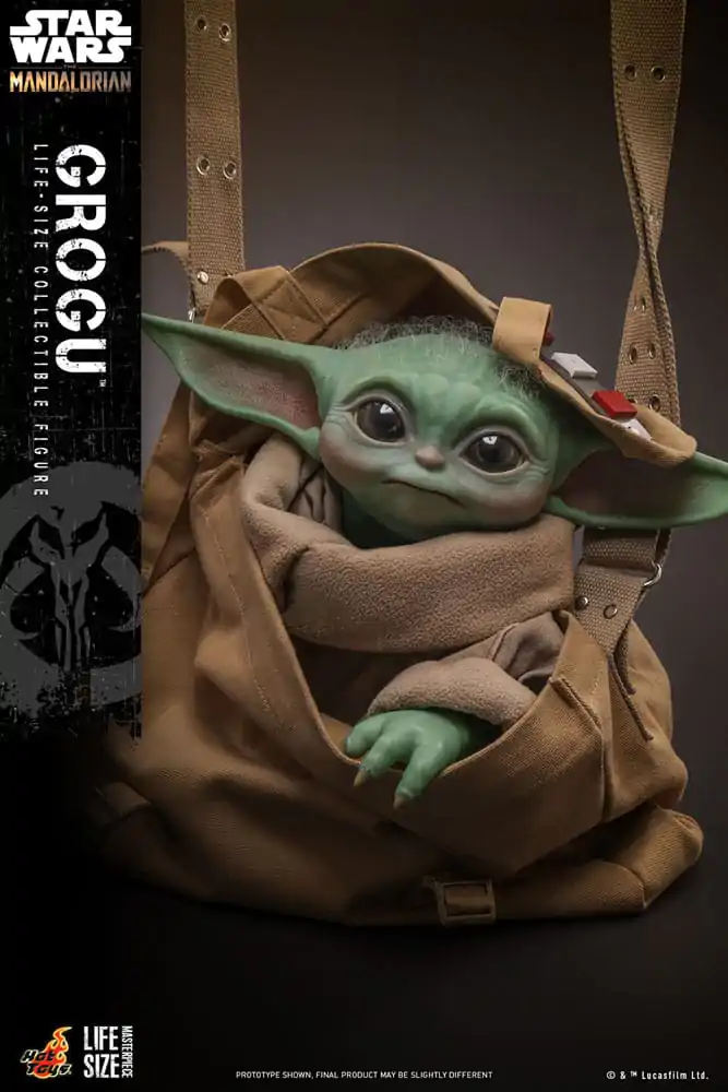 Star Wars: The Mandalorian Life-Size Masterpiece Figurina Grogu 37 cm poza produsului
