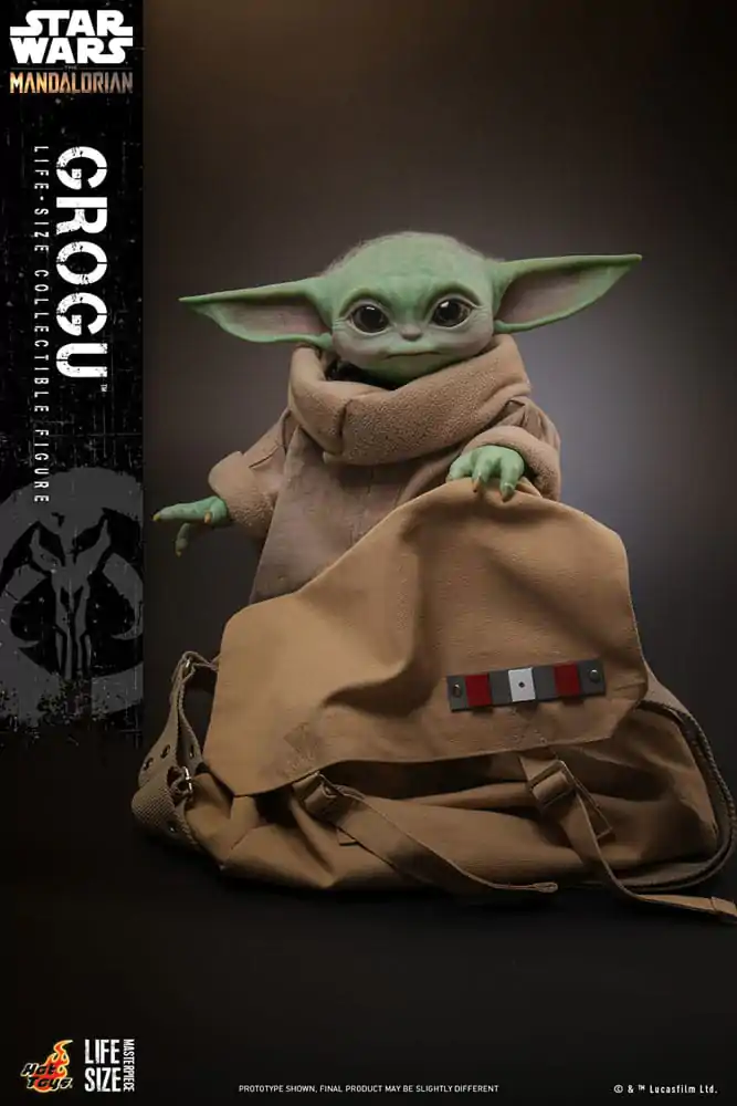 Star Wars: The Mandalorian Life-Size Masterpiece Figurina Grogu 37 cm poza produsului