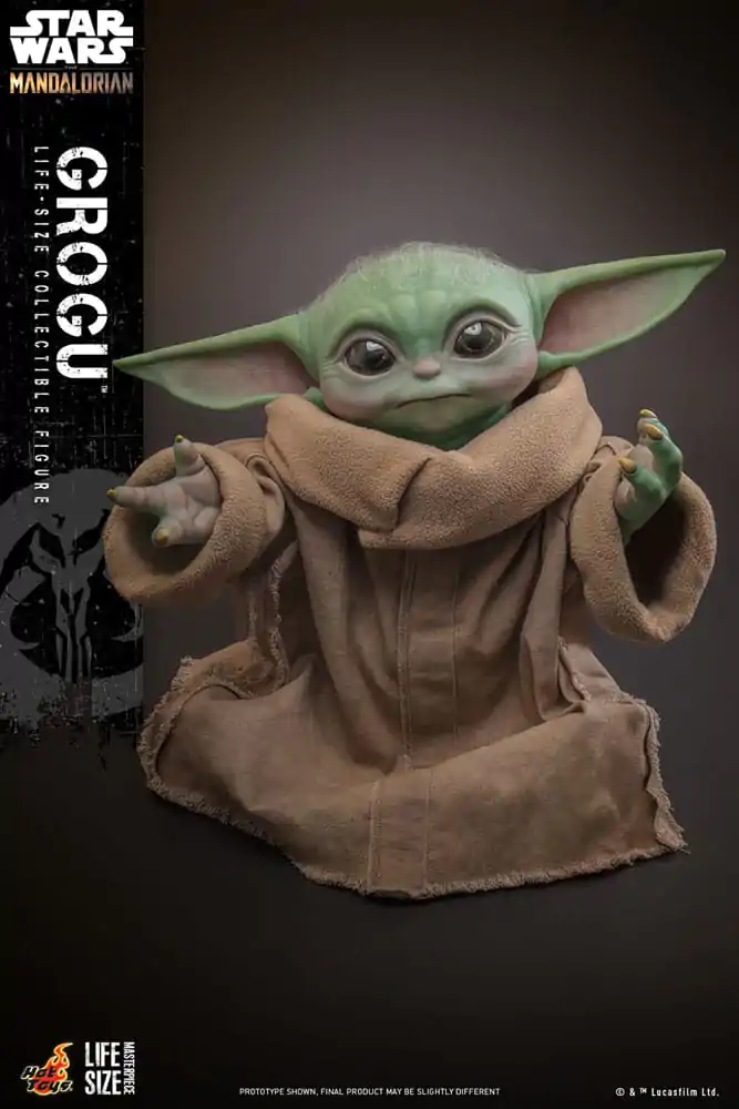Star Wars: The Mandalorian Life-Size Masterpiece Figurina Grogu 37 cm poza produsului