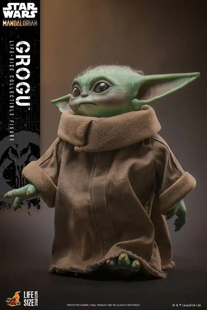 Star Wars: The Mandalorian Life-Size Masterpiece Figurina Grogu 37 cm poza produsului