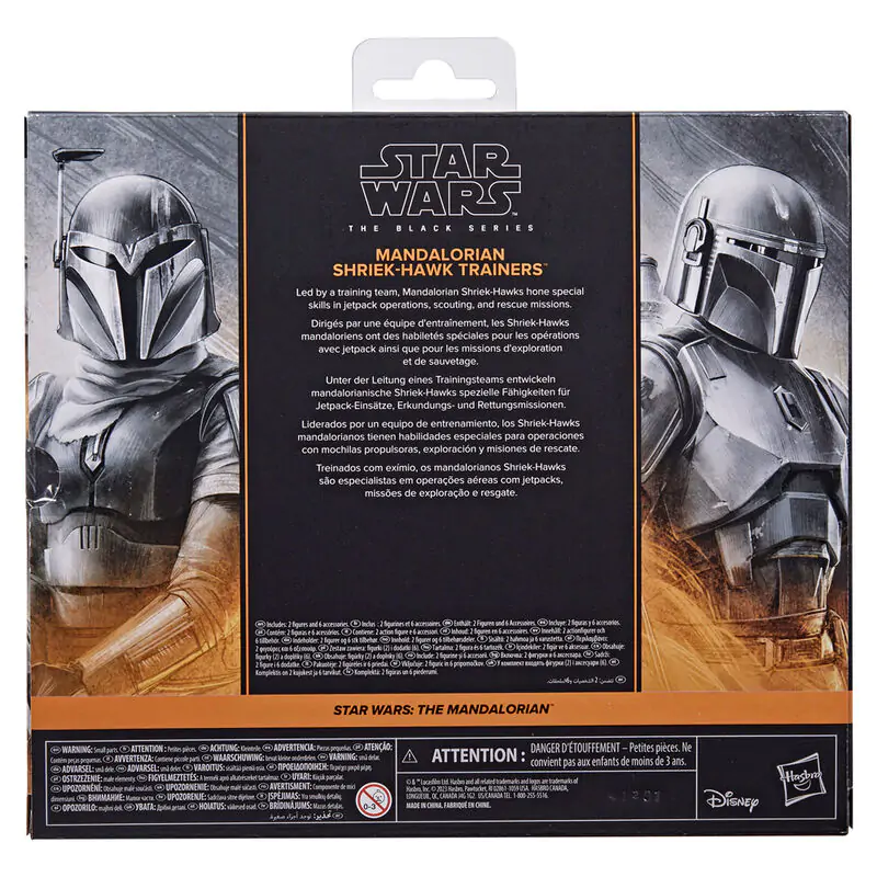 Star Wars The Mandalorian - Mandalorian & Shriek-Hawk set antrenori 2 figurine 15cm poza produsului