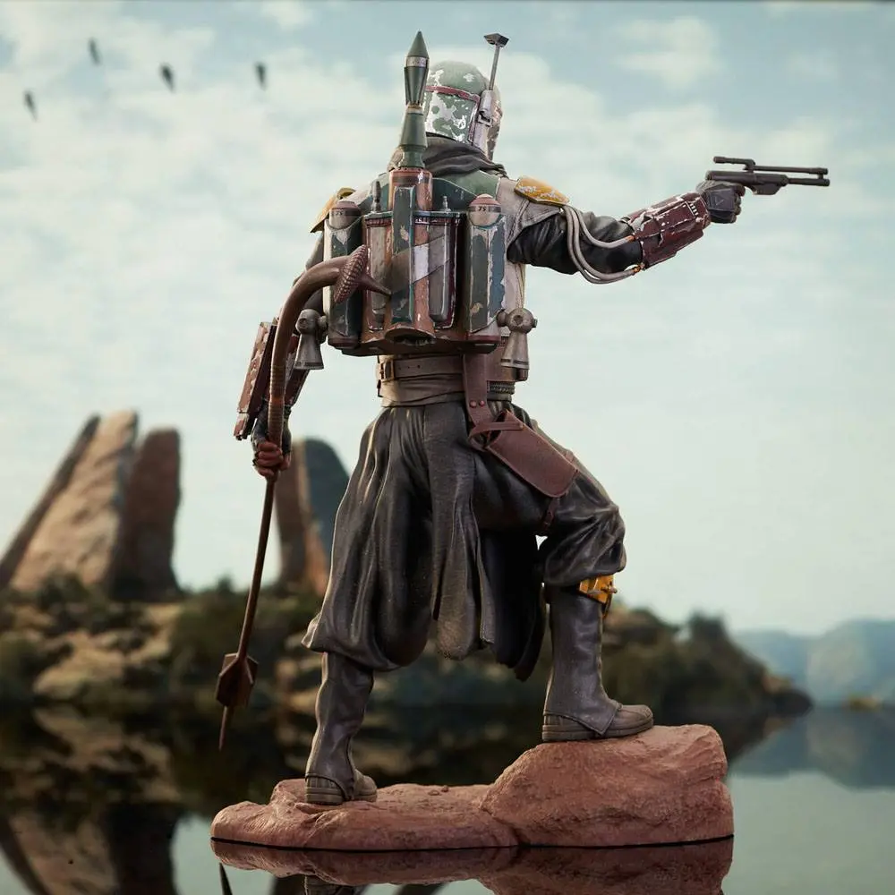 Star Wars: The Mandalorian Statuie Milestone 1/6 Boba Fett 30 cm poza produsului