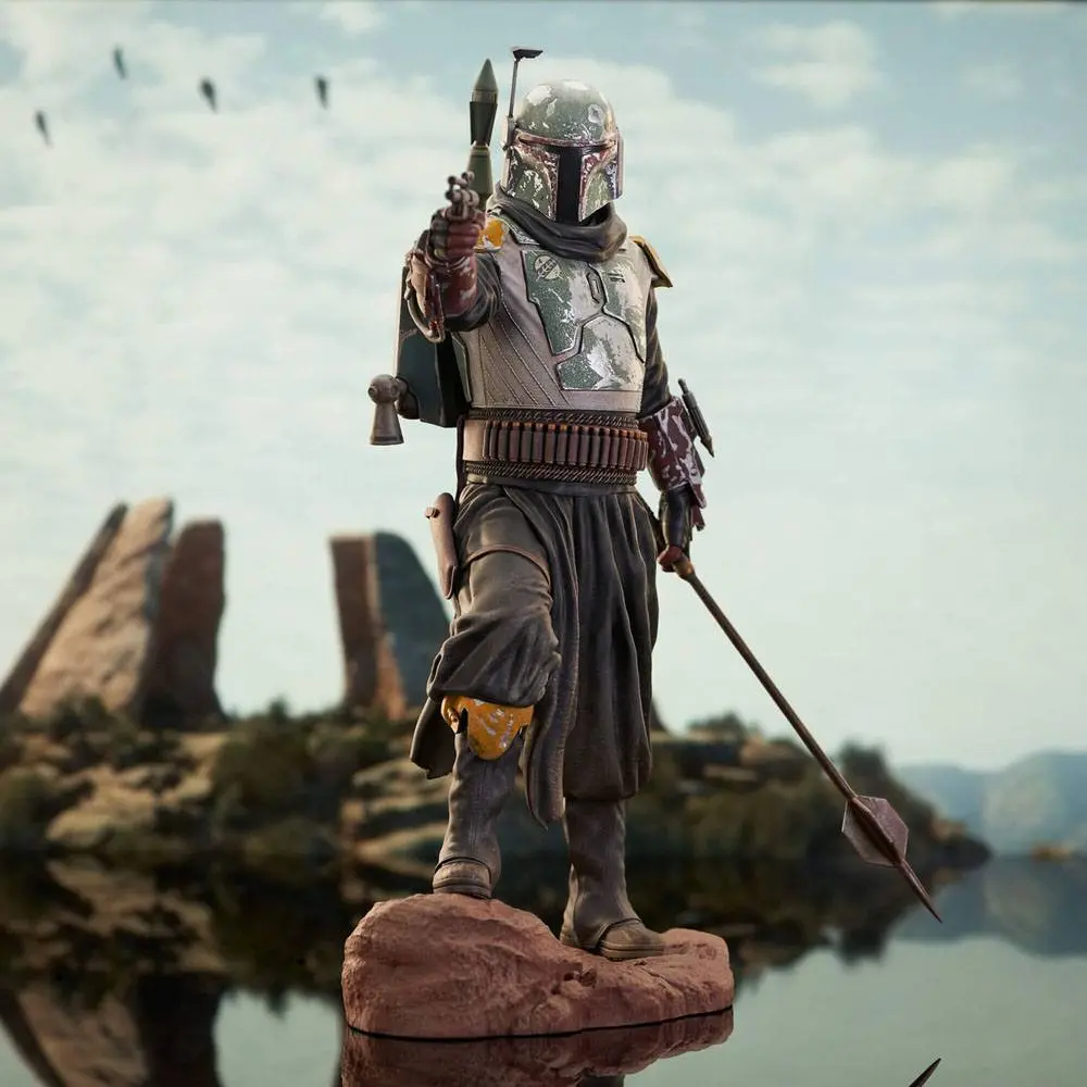 Star Wars: The Mandalorian Statuie Milestone 1/6 Boba Fett 30 cm poza produsului