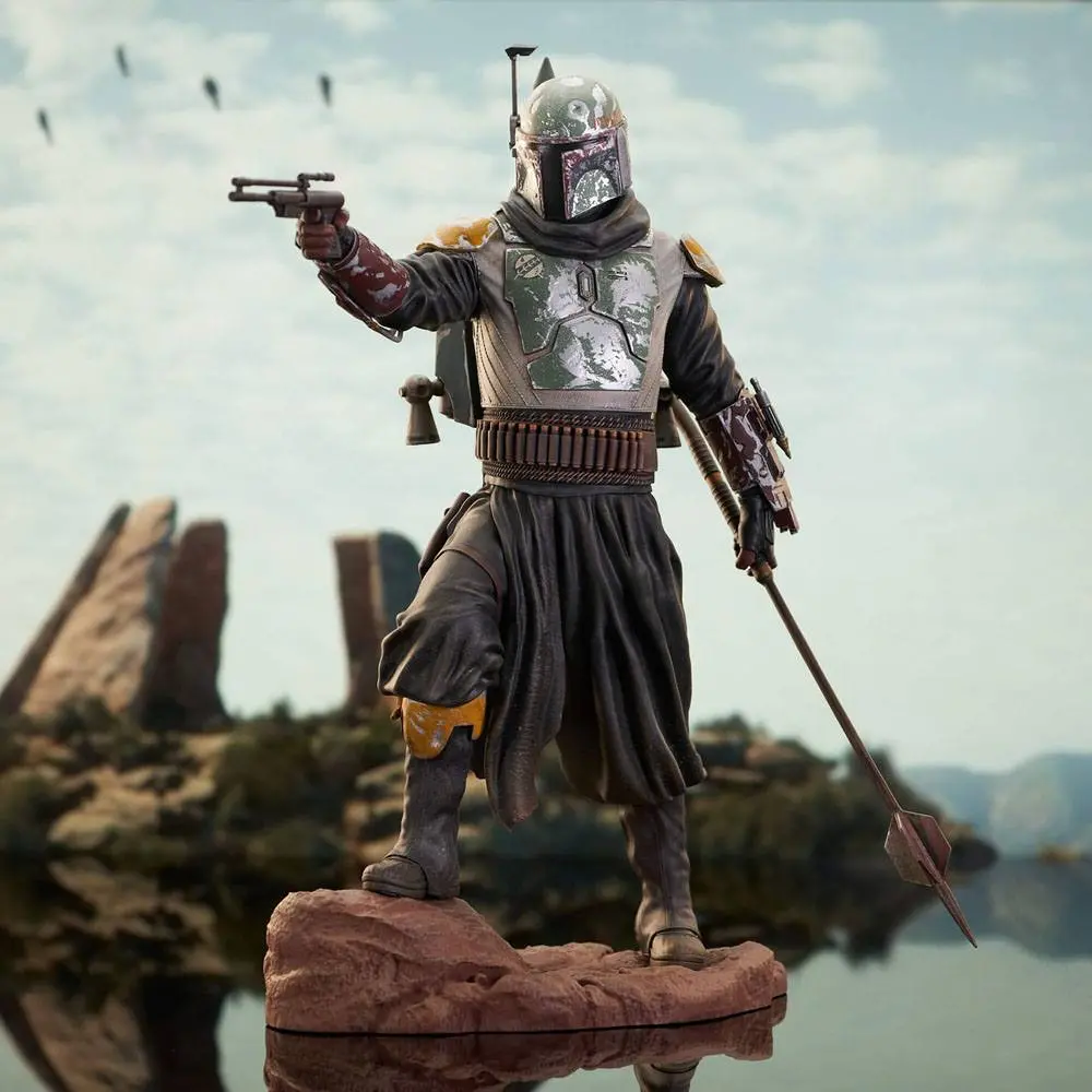 Star Wars: The Mandalorian Statuie Milestone 1/6 Boba Fett 30 cm poza produsului