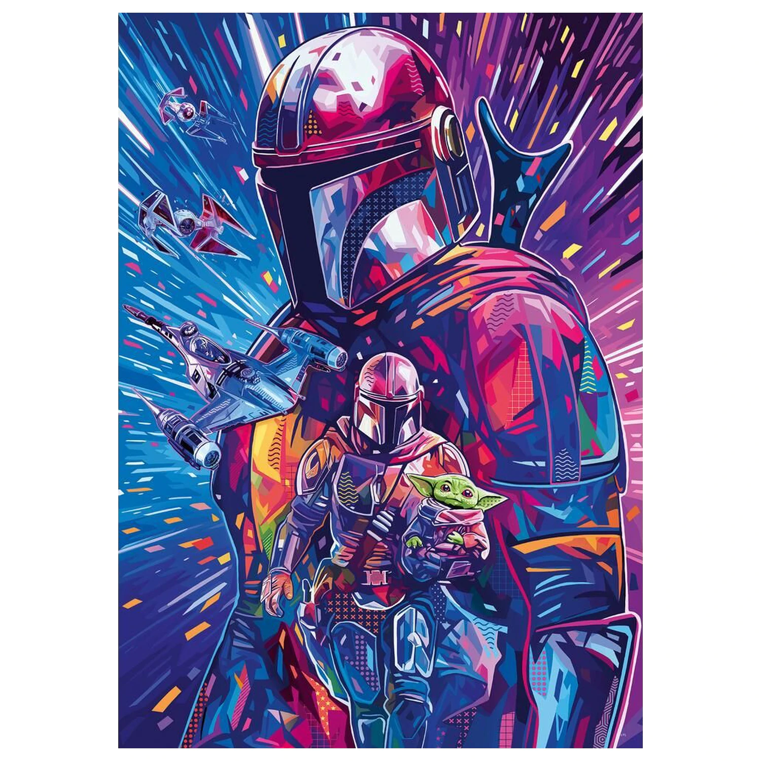 Star Wars The Mandalorian puzzle 500 piese poza produsului