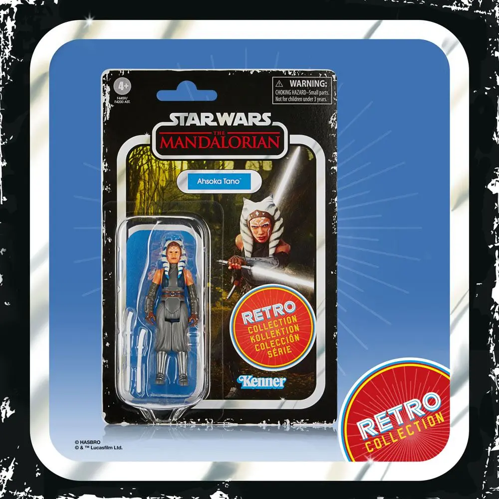 Star Wars The Mandalorian Retro Collection Figurina de acțiune 2022 Ahsoka Tano 10 cm poza produsului