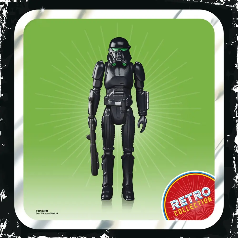 Star Wars The Mandalorian Retro Collection Figurina de acțiune 2022 Imperial Death Trooper 10 cm poza produsului